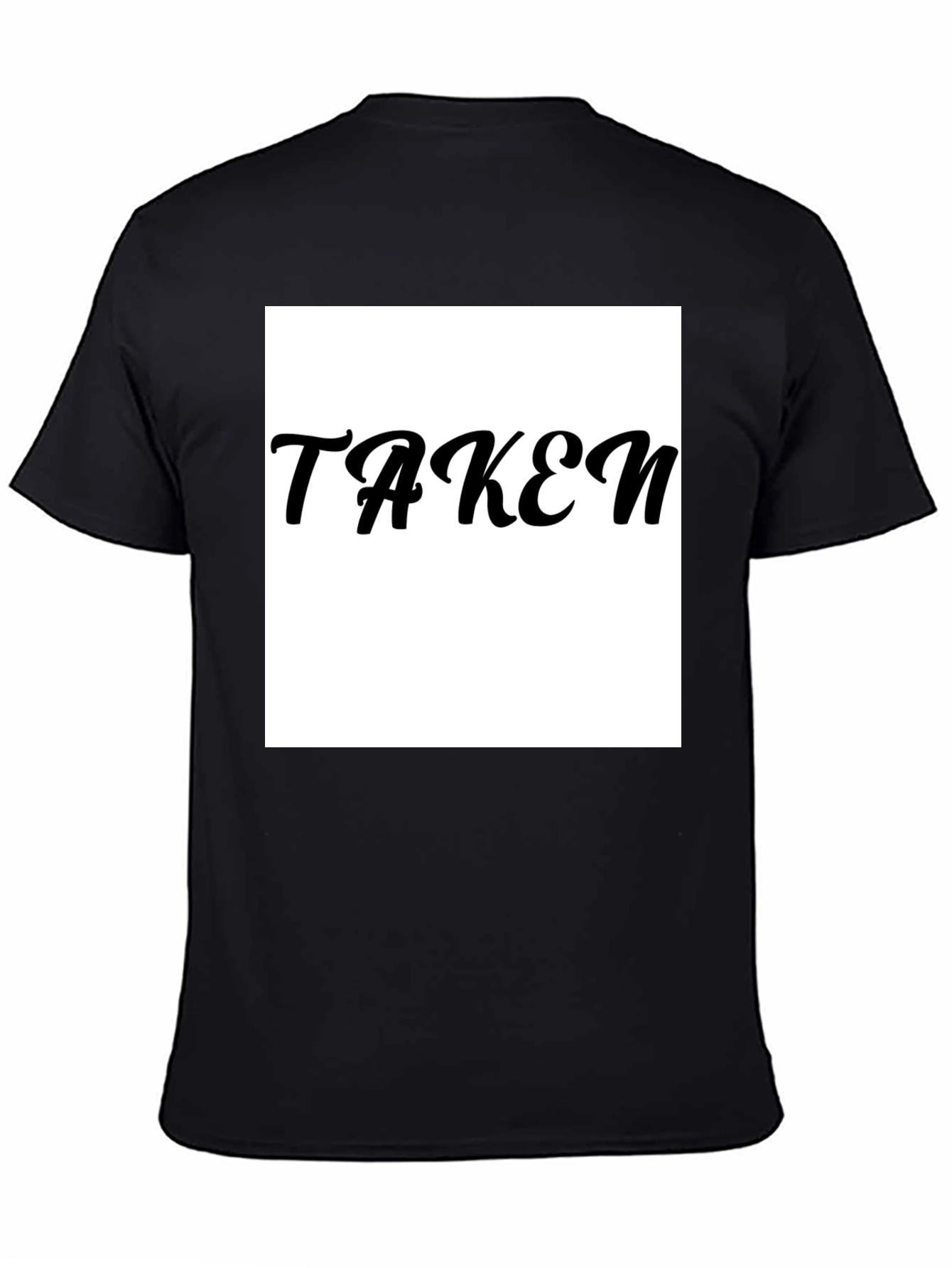 Camiseta Negra Taken - Diseño Original