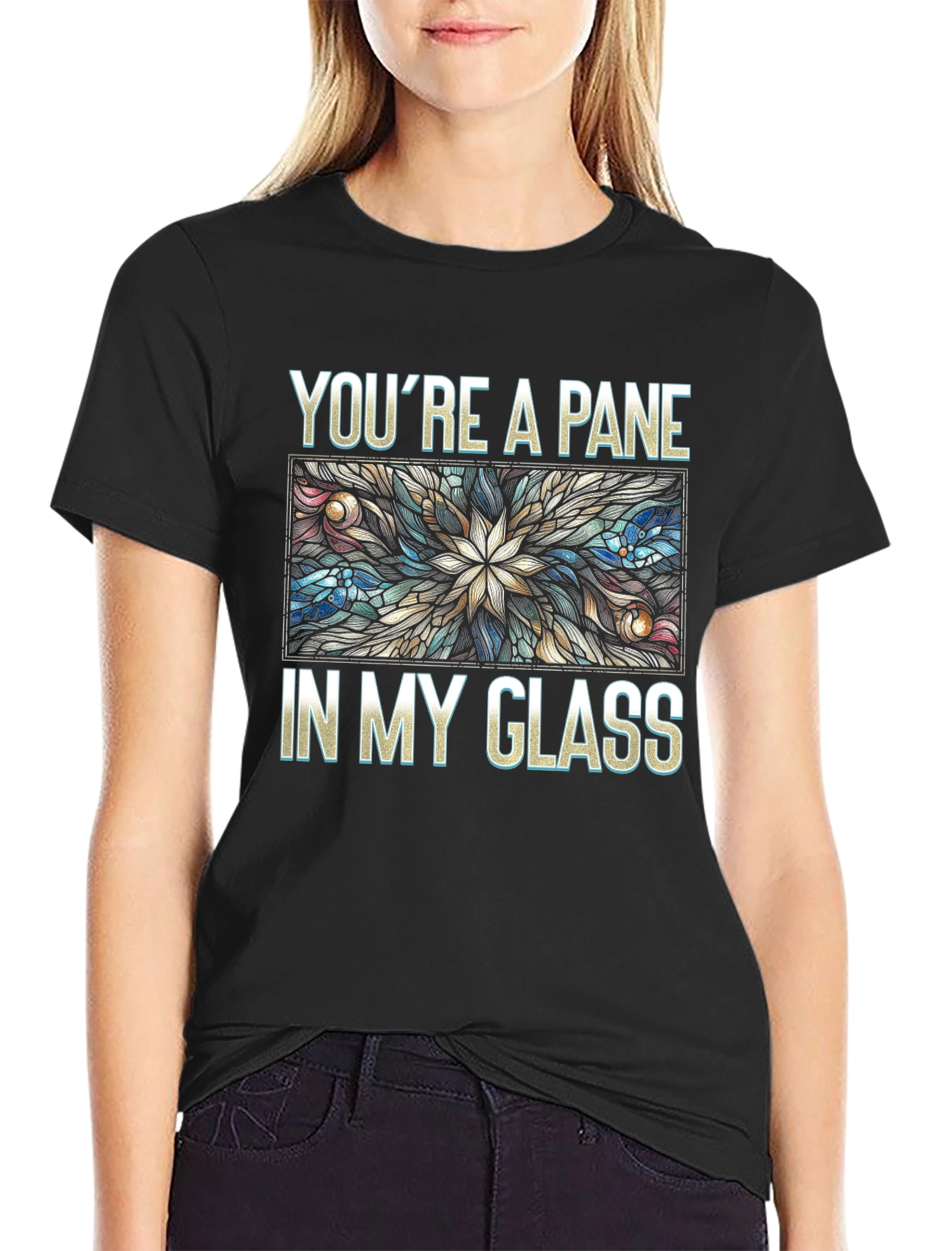 Camiseta Negra: Eres un fastidio en mi vaso