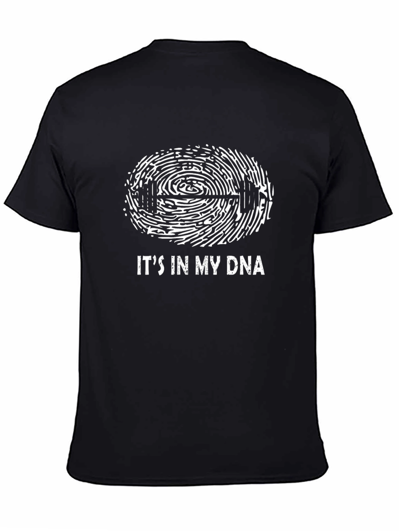 Camiseta Negra Fitness Está En Mi ADN
