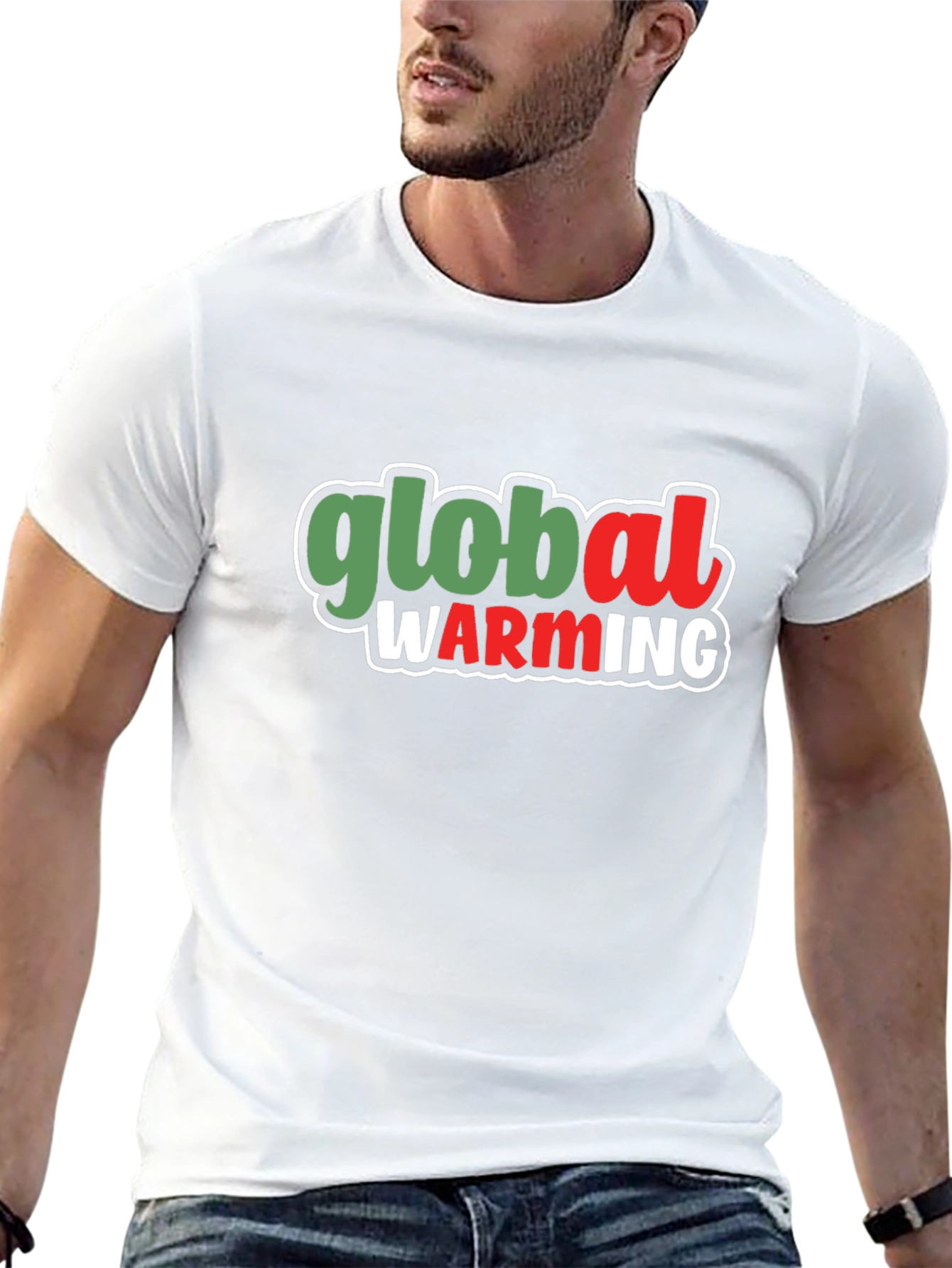 Camiseta Negra: Conciencia sobre el Calentamiento Global