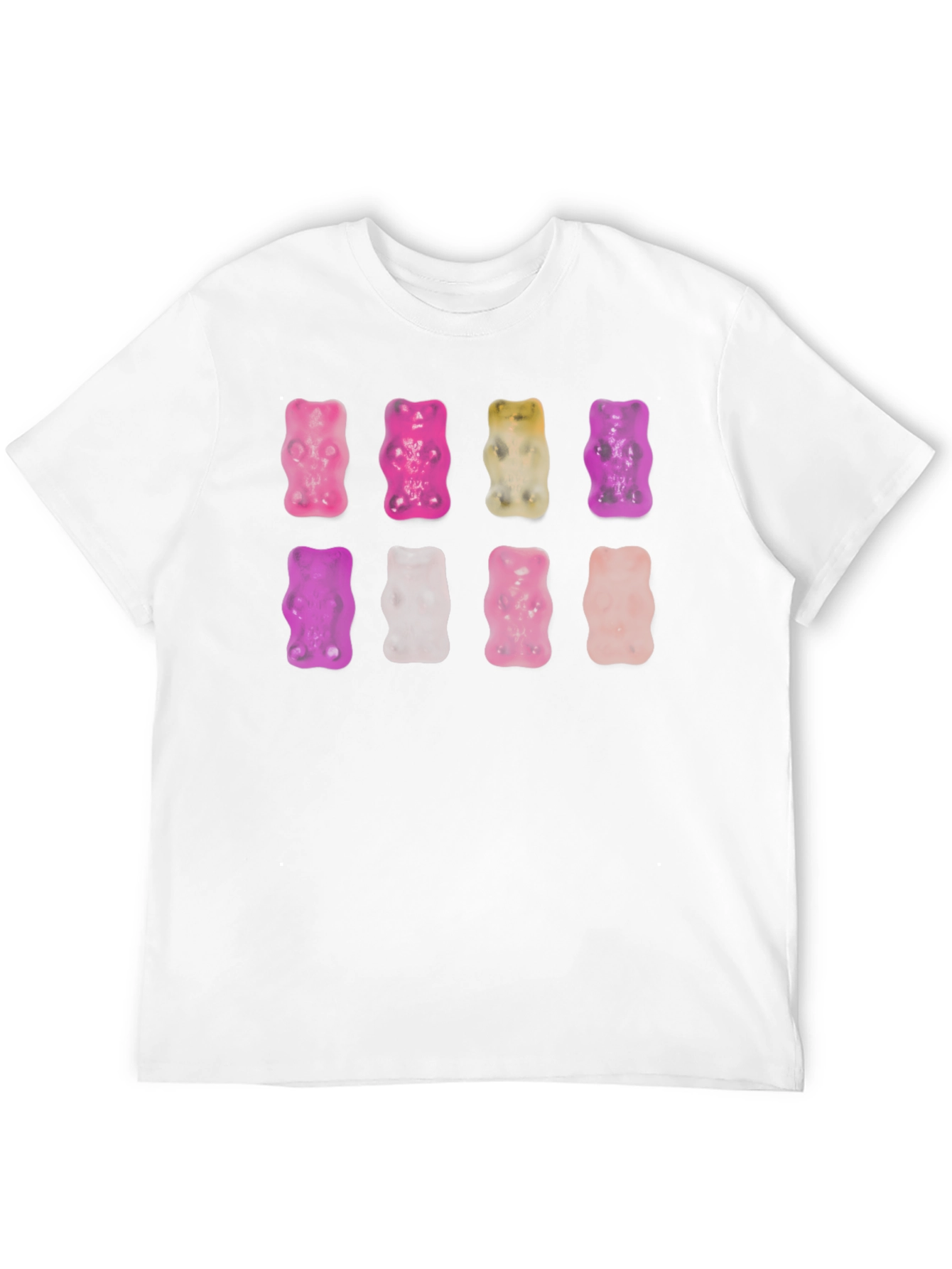 Camiseta Negra con Ositos de Gominola