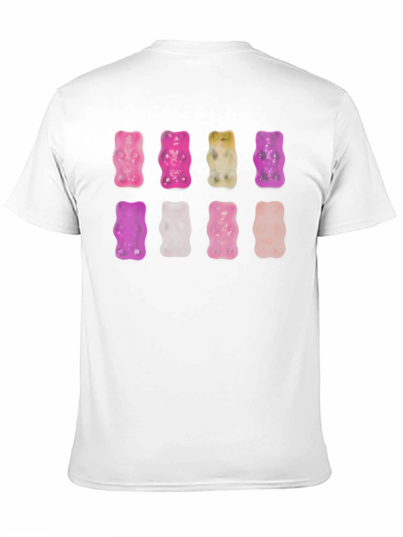 Camiseta Negra con Ositos de Gominola