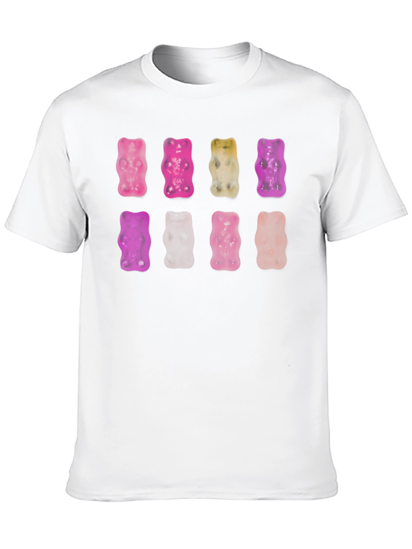 Camiseta Negra con Ositos de Gominola