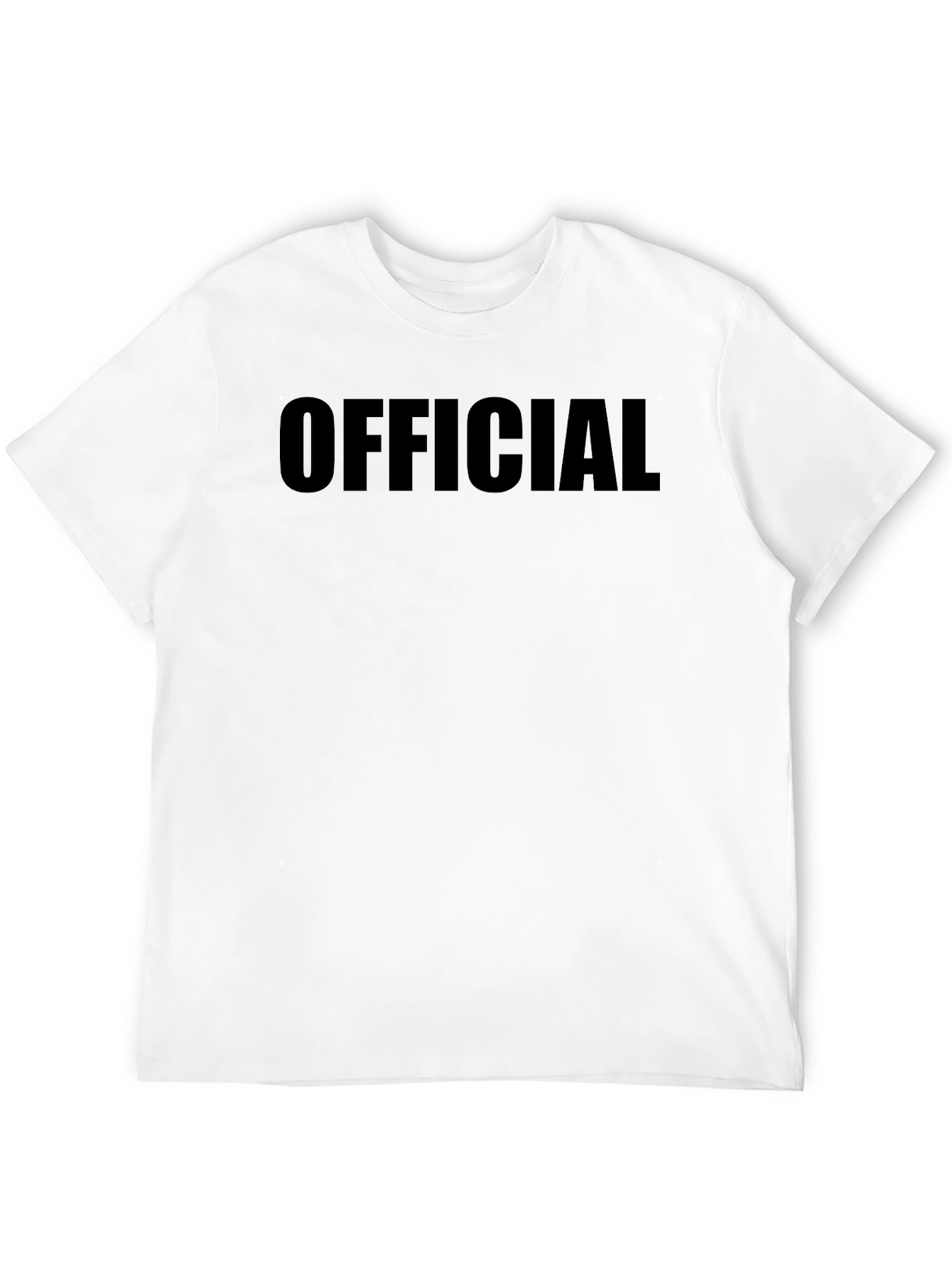 Camiseta Negra Oficial para Hombre