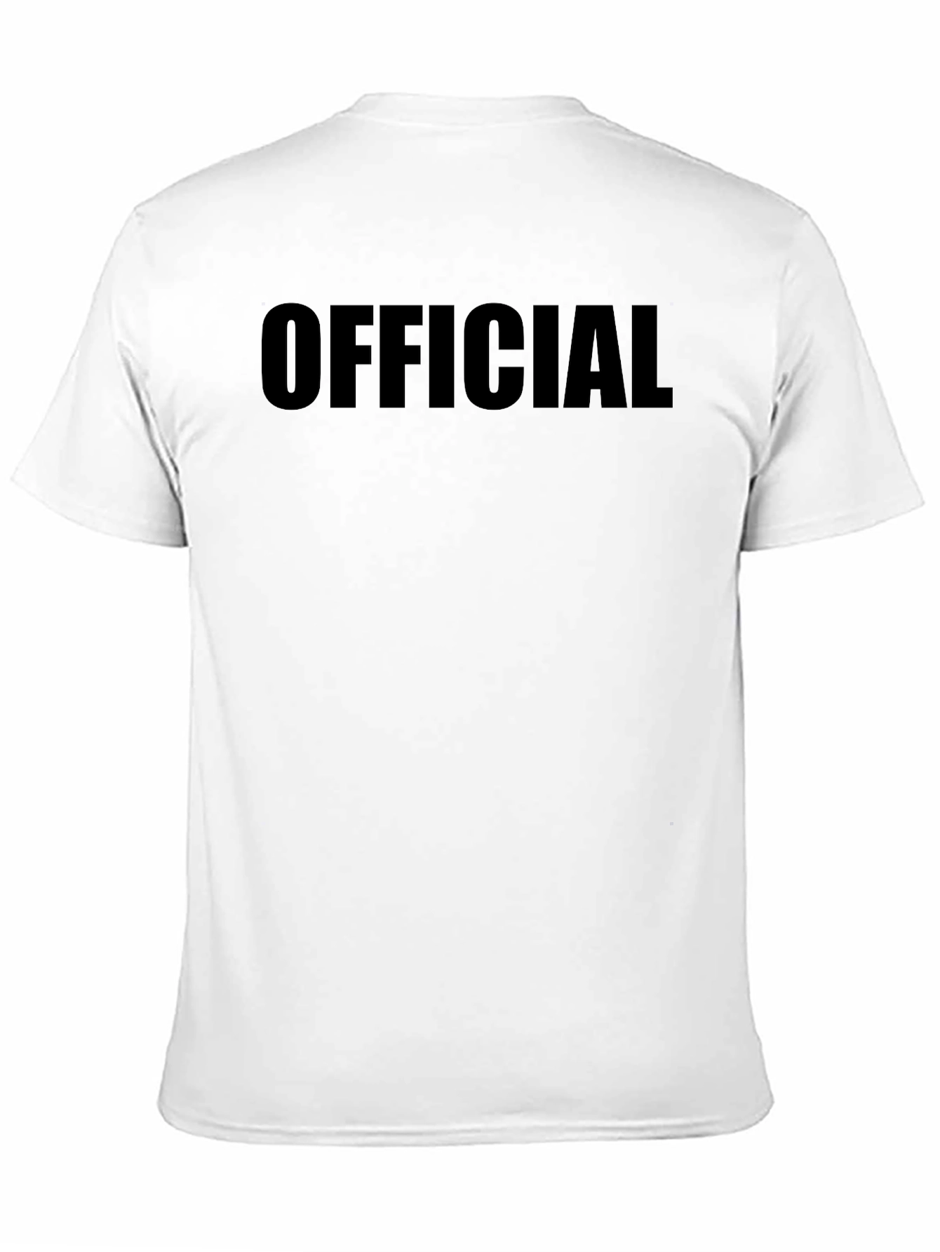 Camiseta Negra Oficial para Hombre