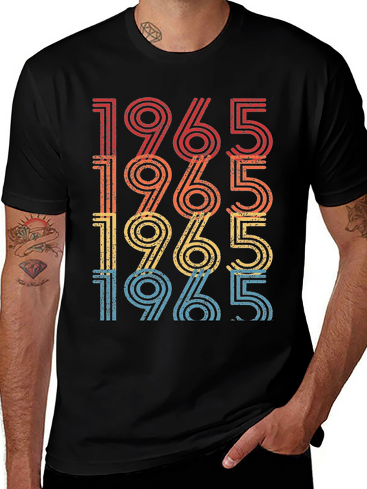 Camiseta Retro 1965 Vintage Cumpleaños