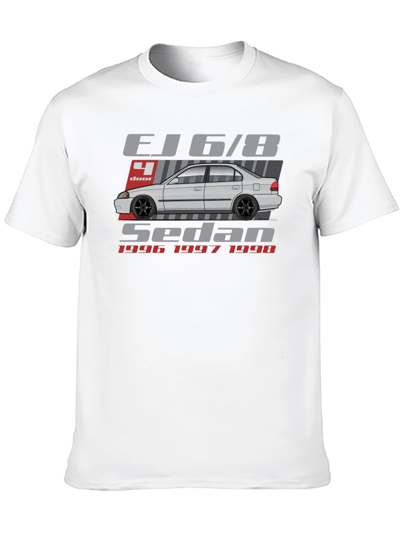 Camiseta EJ6/8 Sedan - Estilo Clásico Automotriz