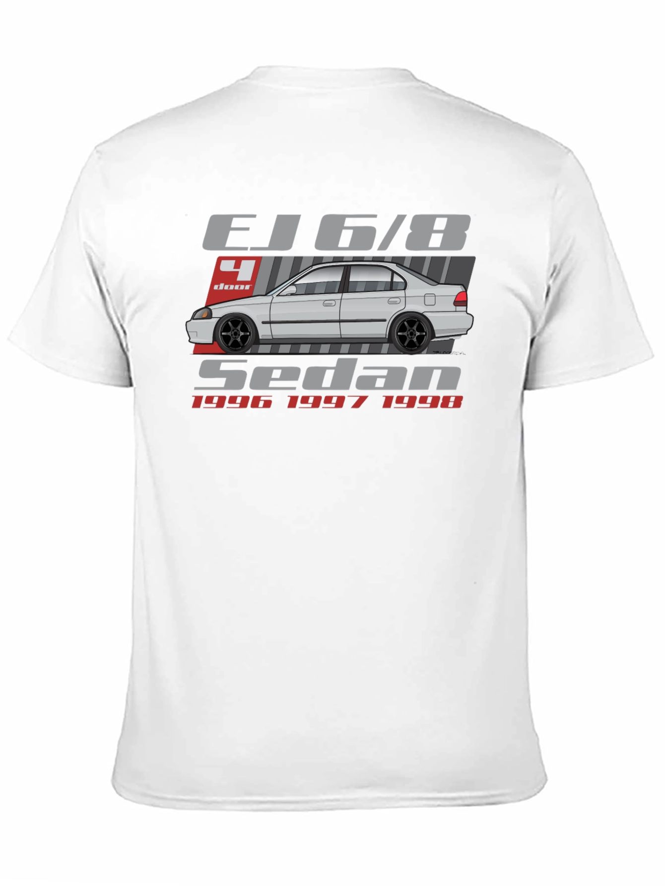 Camiseta EJ6/8 Sedan - Estilo Clásico Automotriz