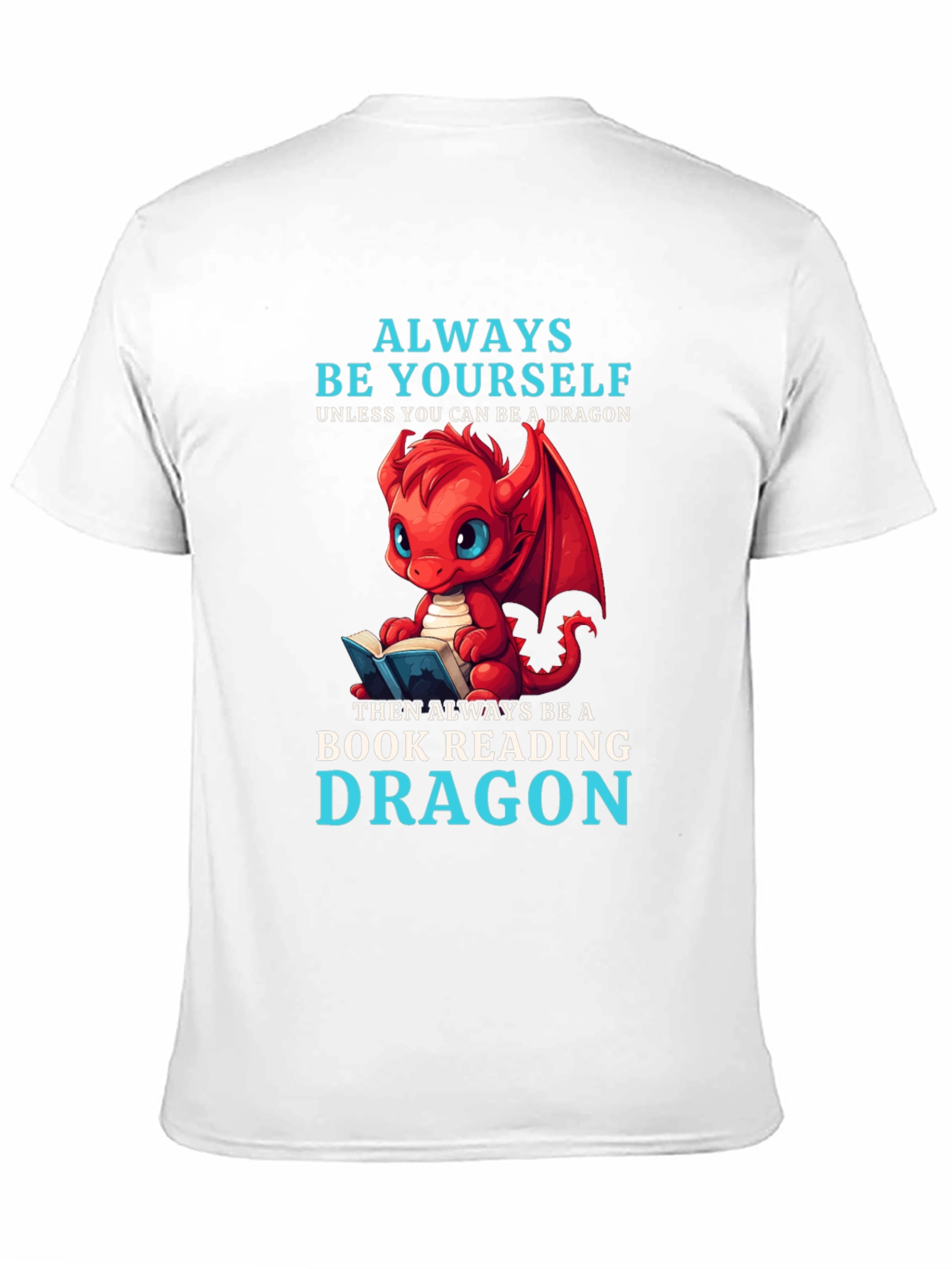 Camiseta Negra Dragón Lector
