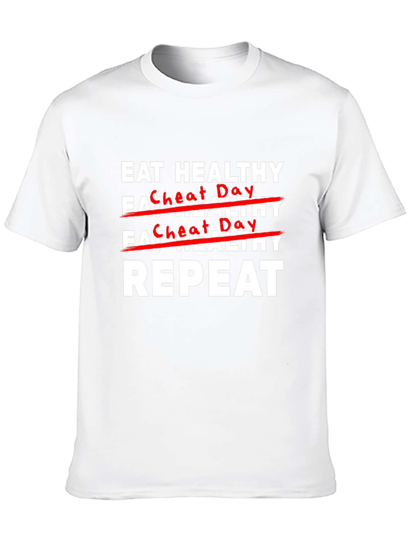Camiseta Negra: Come Sano Repite