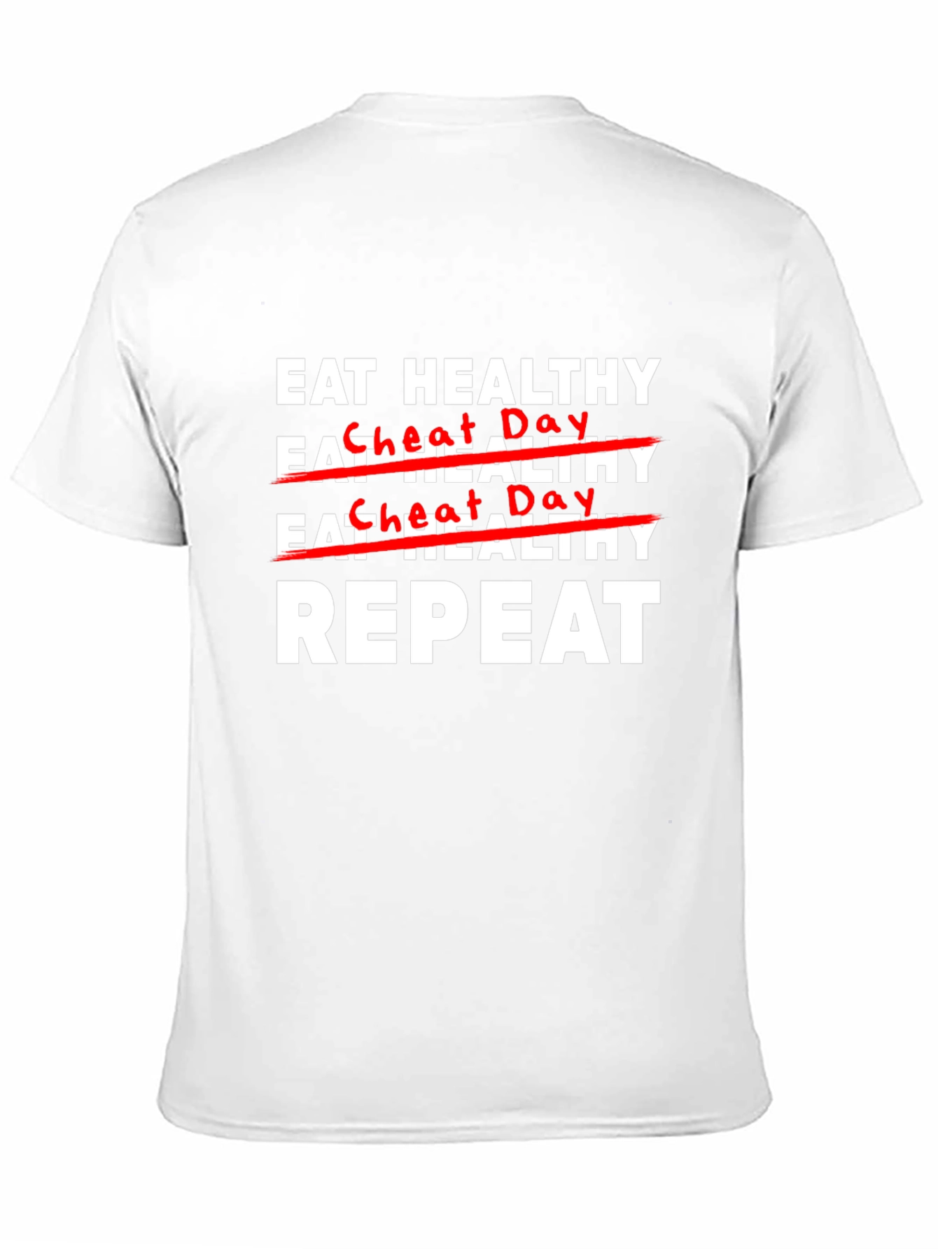 Camiseta Negra: Come Sano Repite