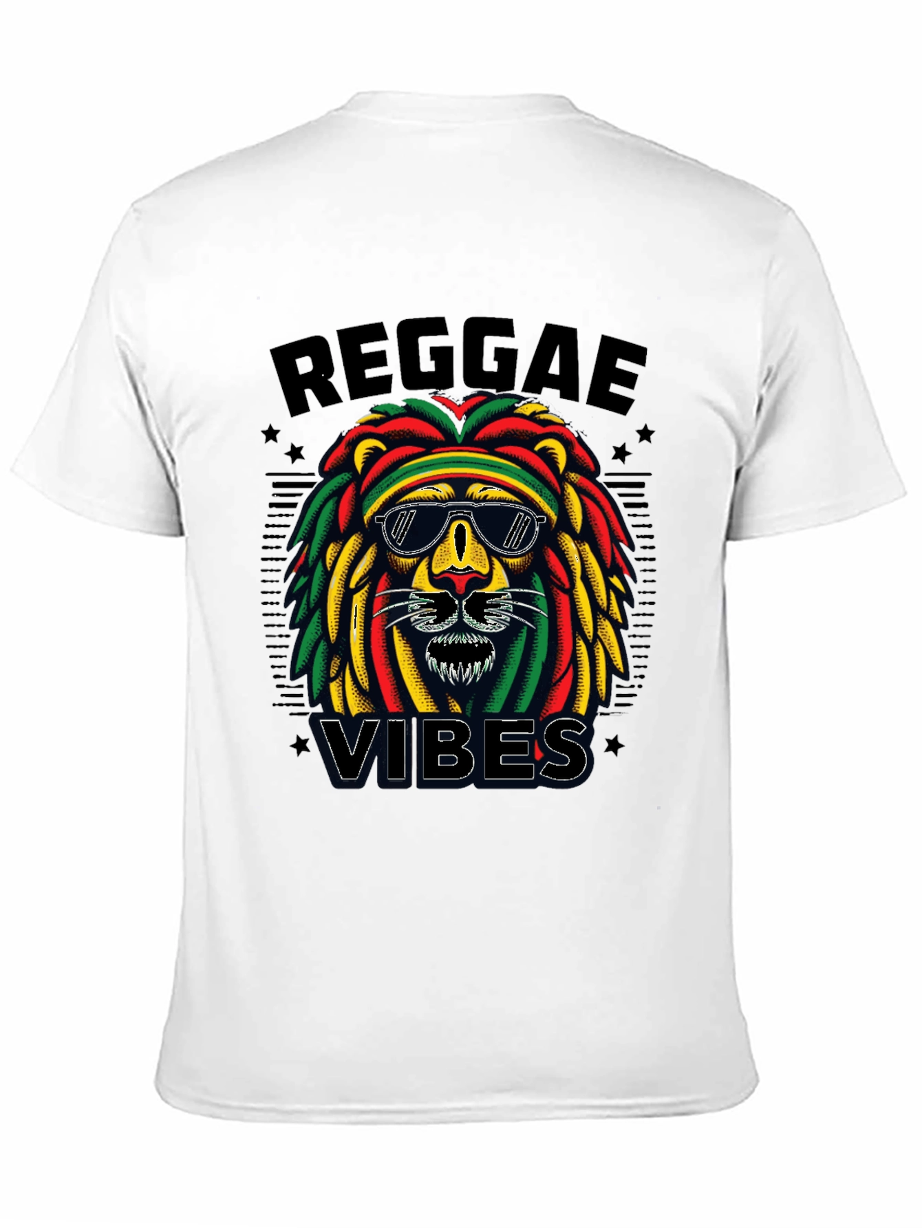 Camiseta Reggae Vibes León Rasta