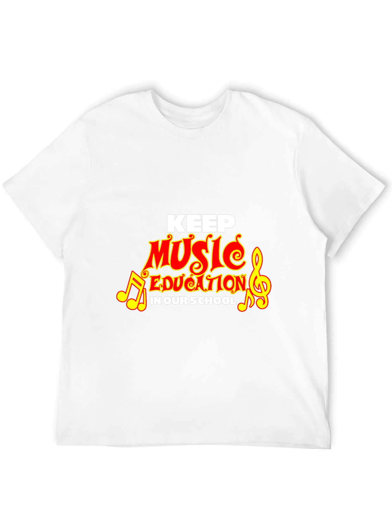 Camiseta Negra Keep Music Education