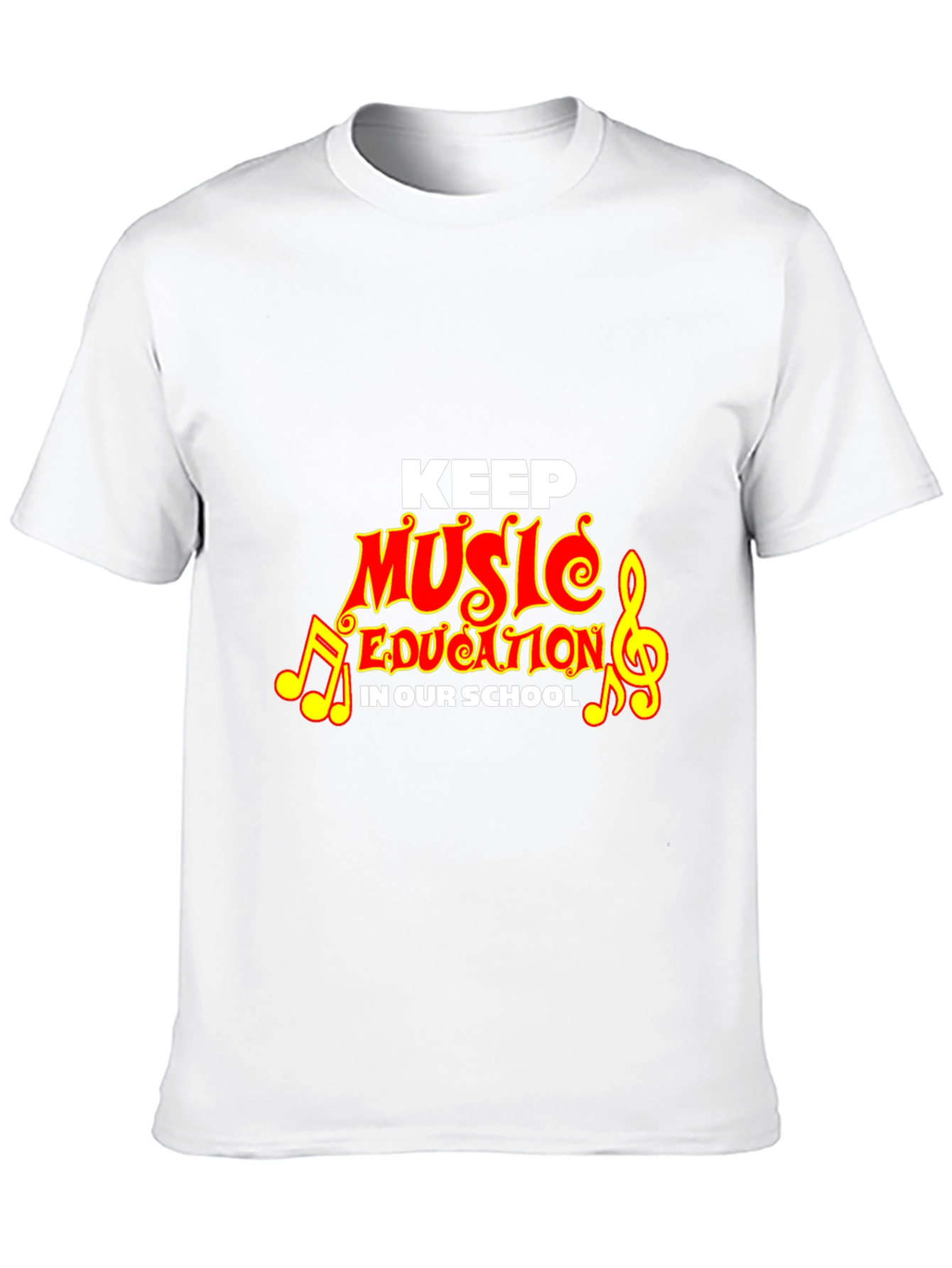 Camiseta Negra Keep Music Education