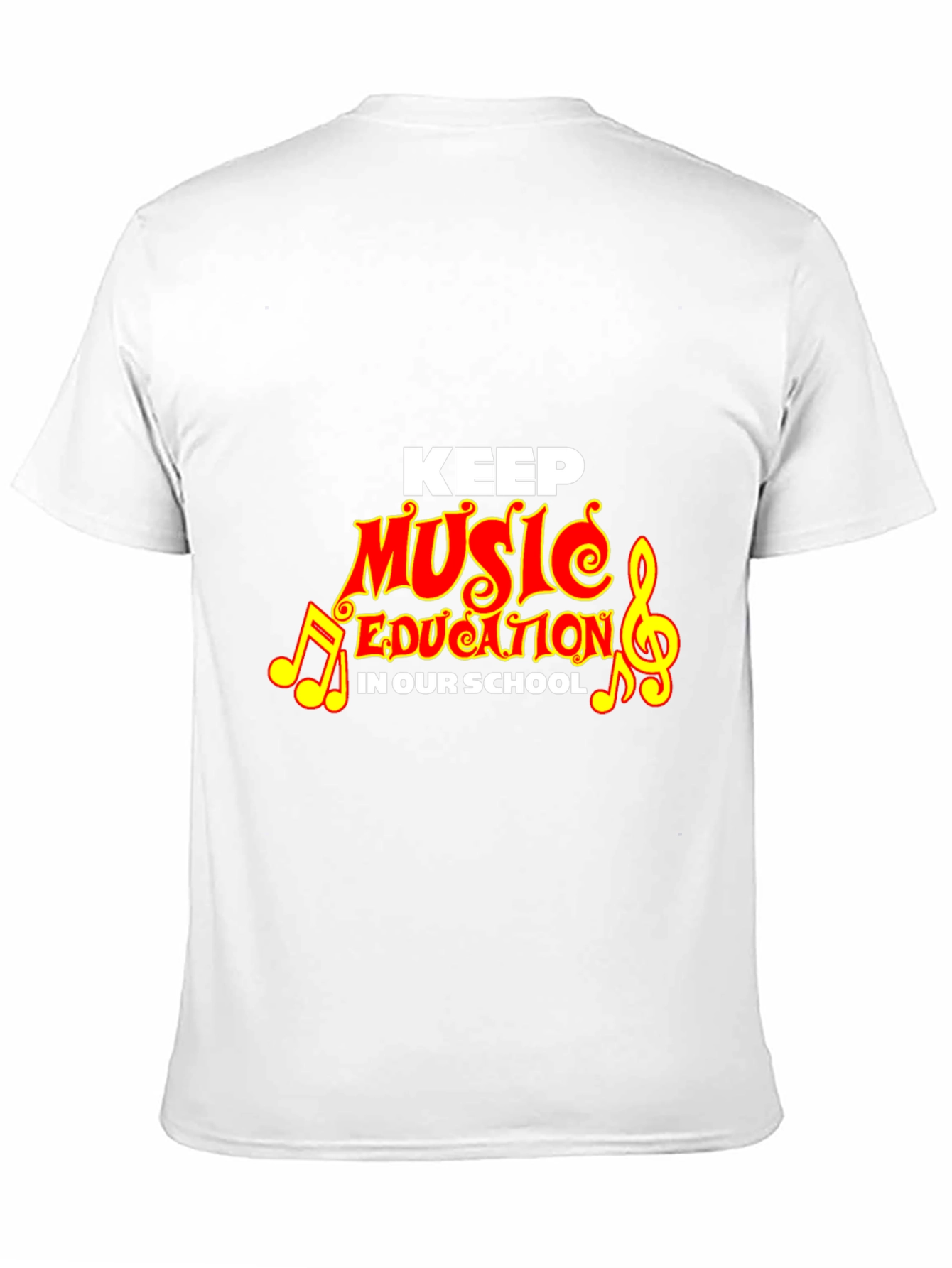 Camiseta Negra Keep Music Education