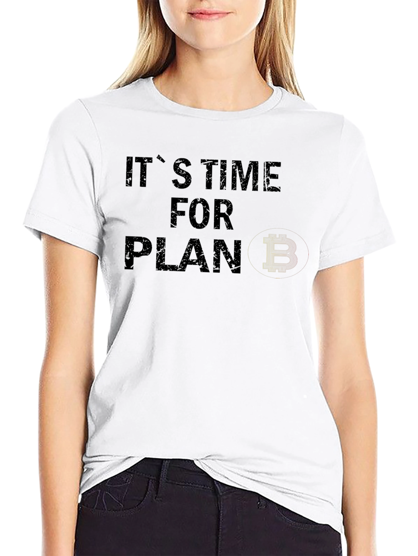 Camiseta Negra Plan B Bitcoin