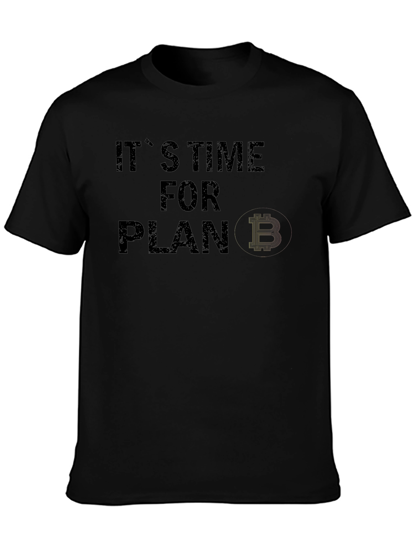 Camiseta Negra Plan B Bitcoin