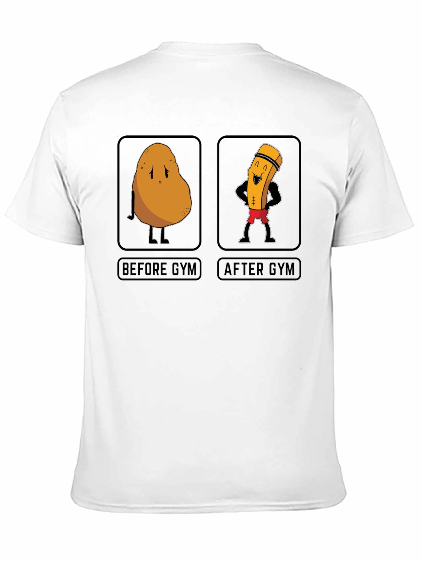 Camiseta Negra Gym Humor
