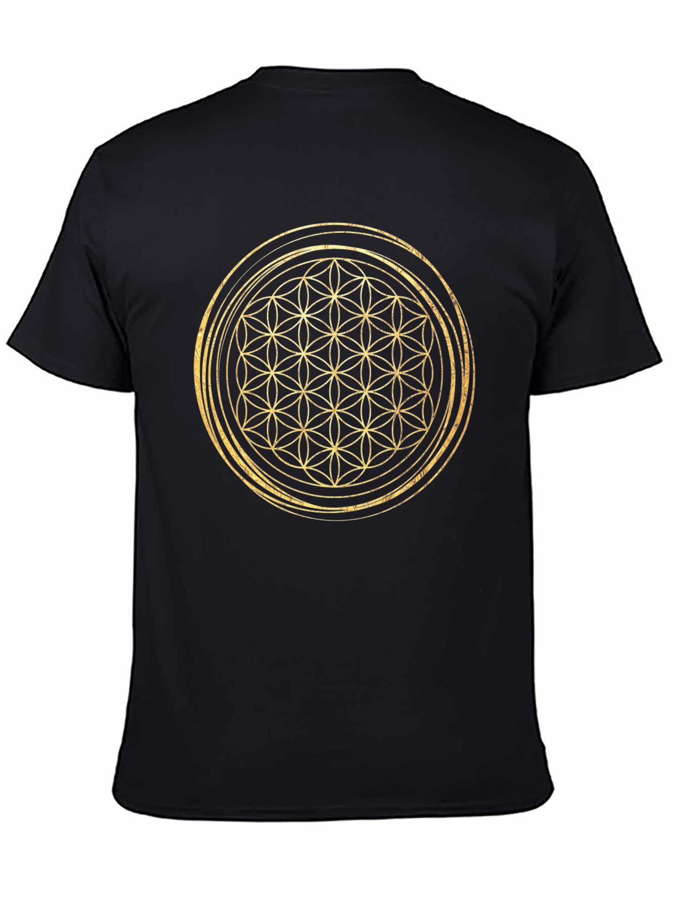 Camiseta Hombre Flor de la Vida Estampada
