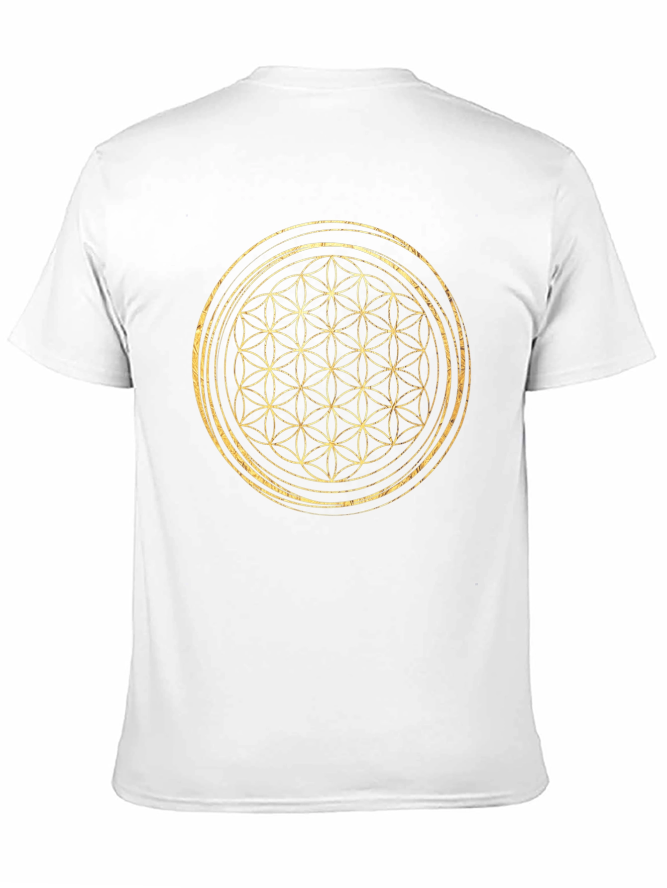 Camiseta Hombre Flor de la Vida Estampada