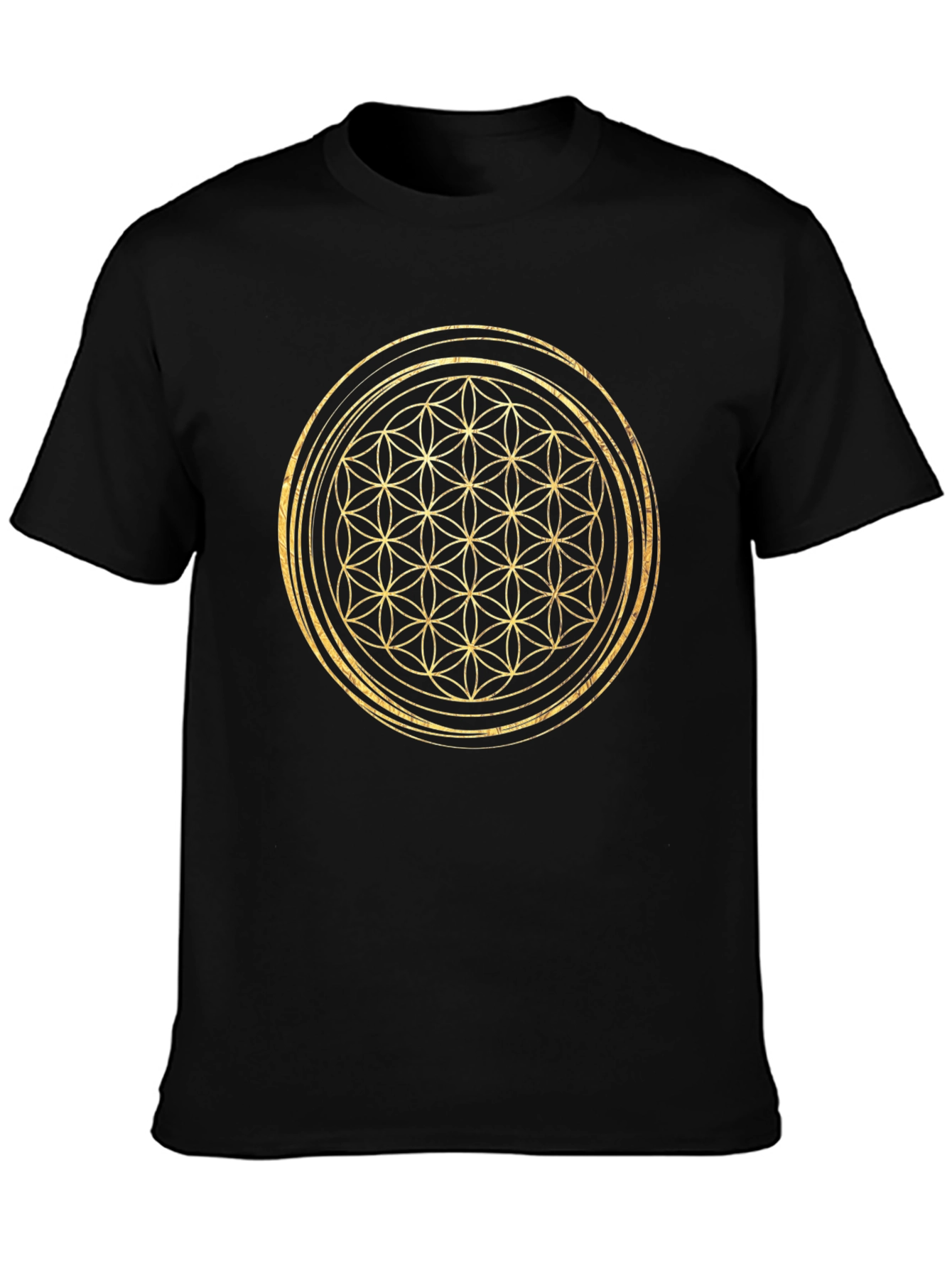 Camiseta Hombre Flor de la Vida Estampada