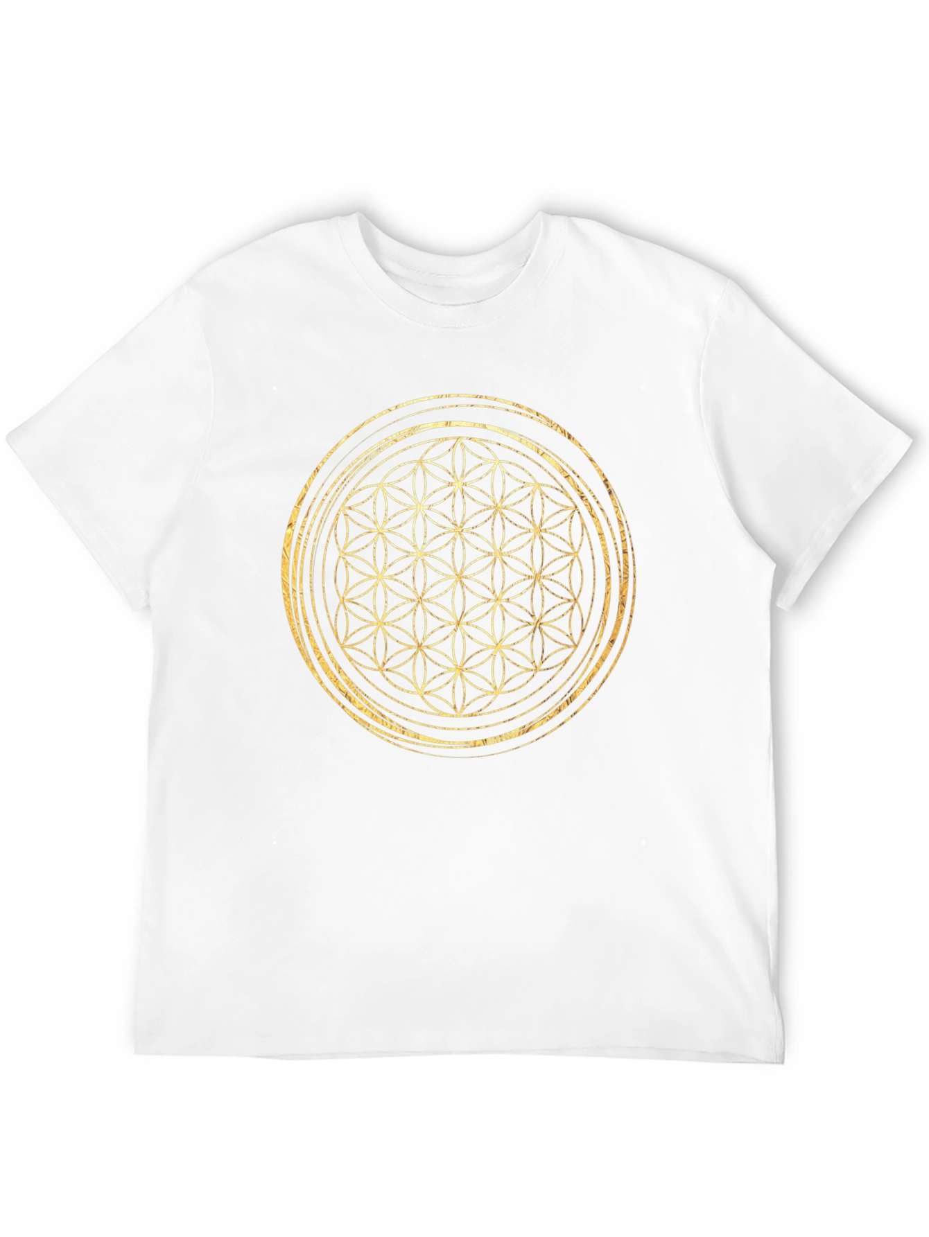 Camiseta Hombre Flor de la Vida Estampada