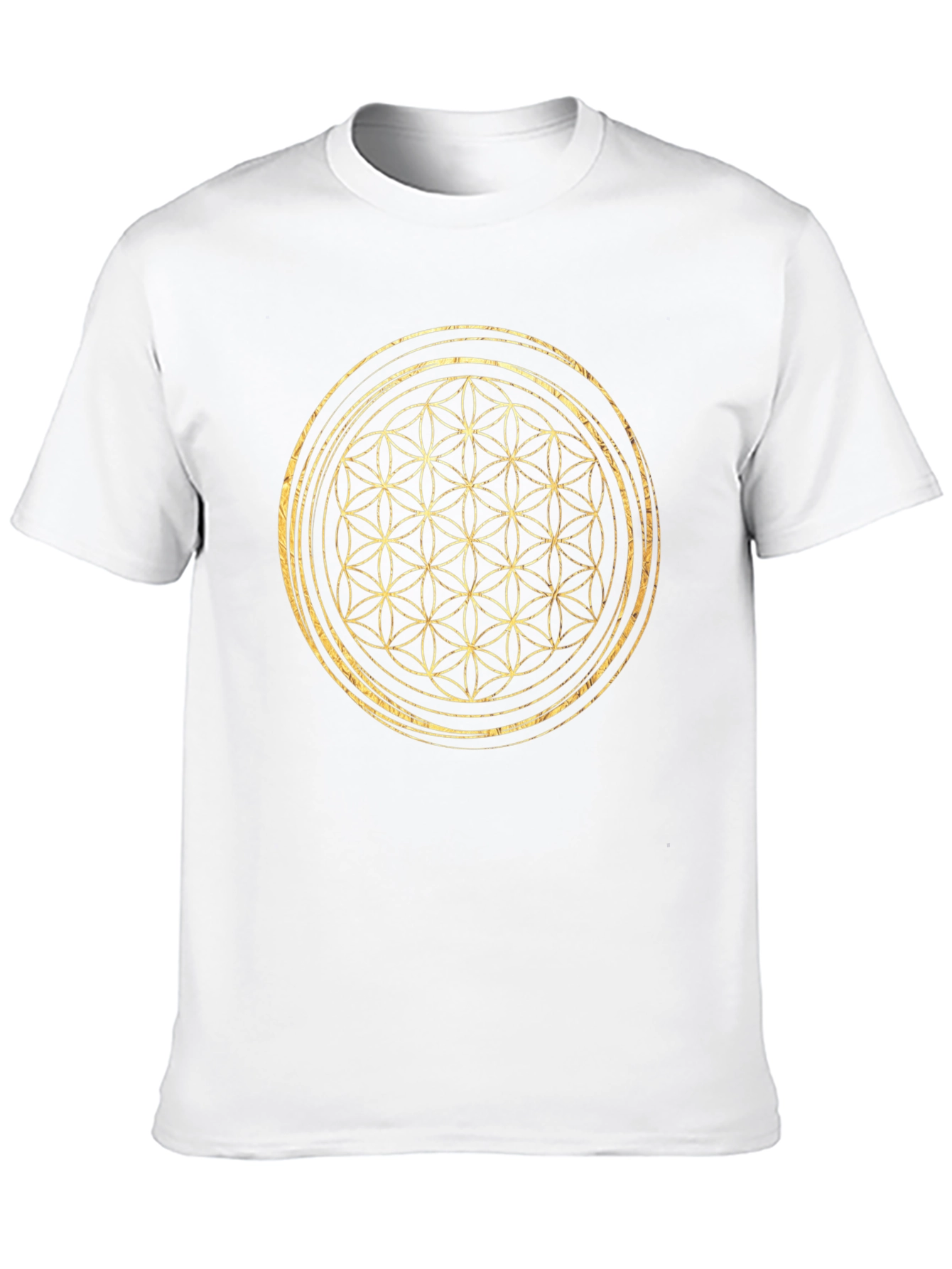 Camiseta Hombre Flor de la Vida Estampada