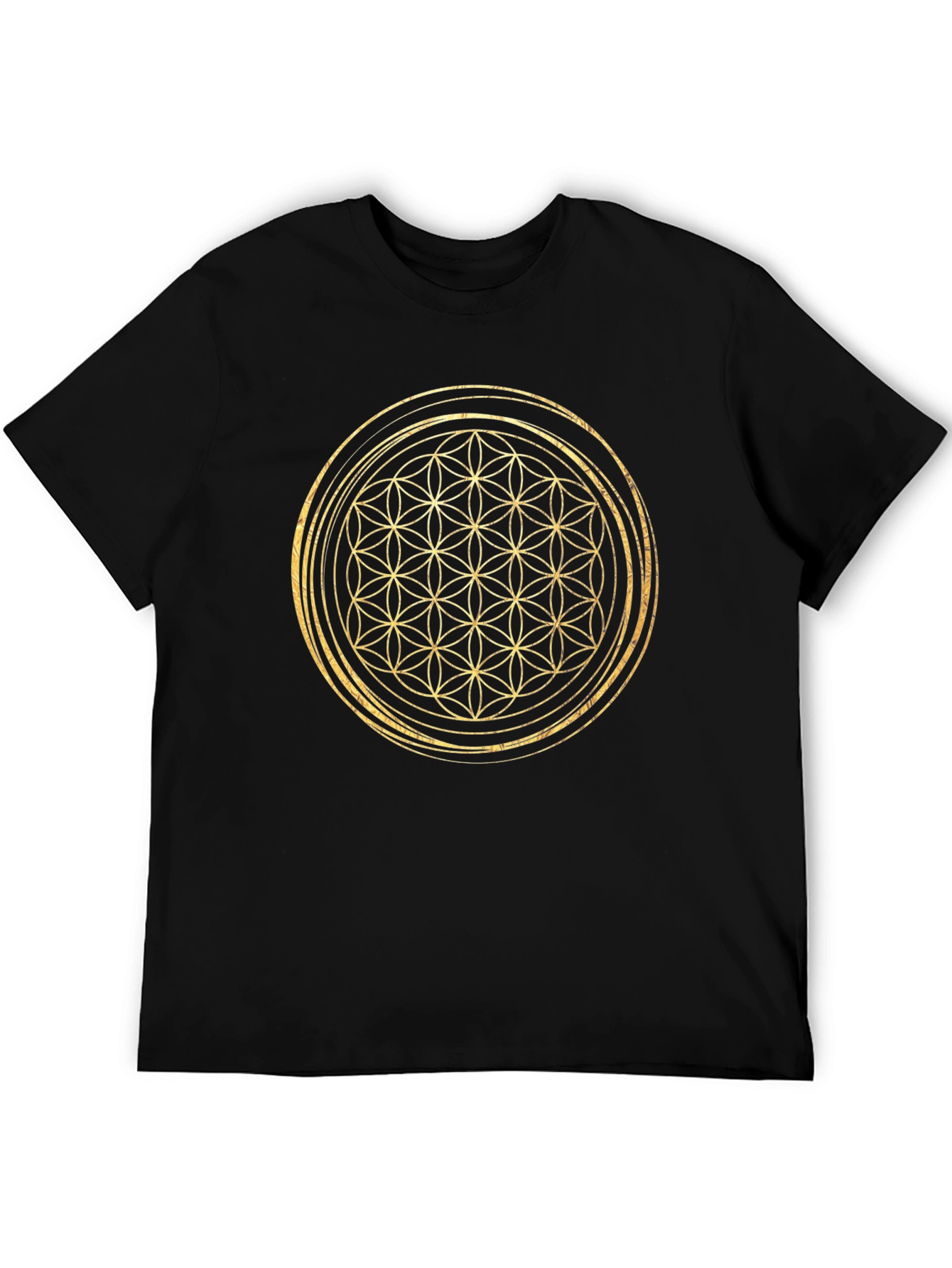 Camiseta Hombre Flor de la Vida Estampada