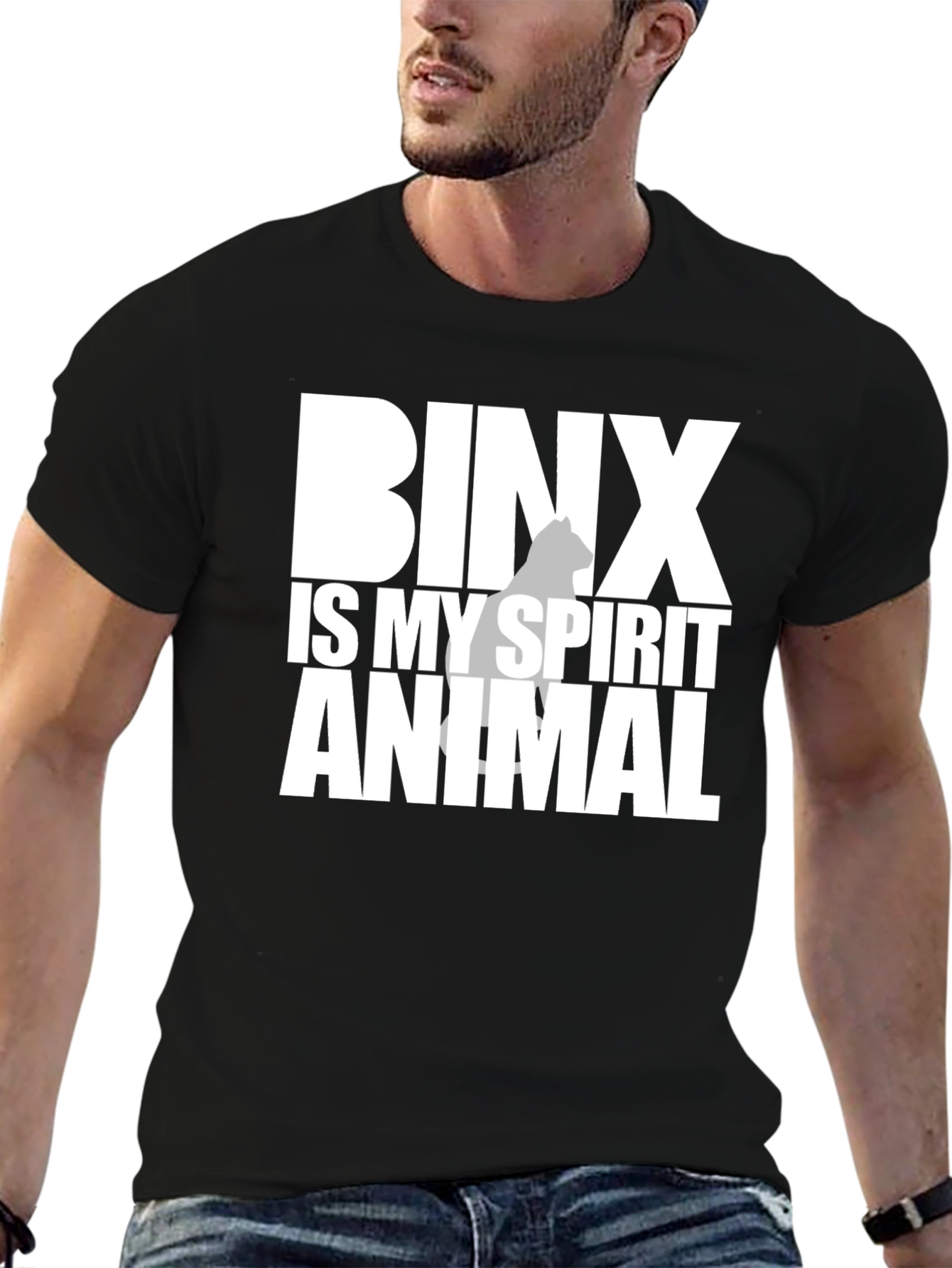 Camiseta Negra Binx is my Spirit Animal