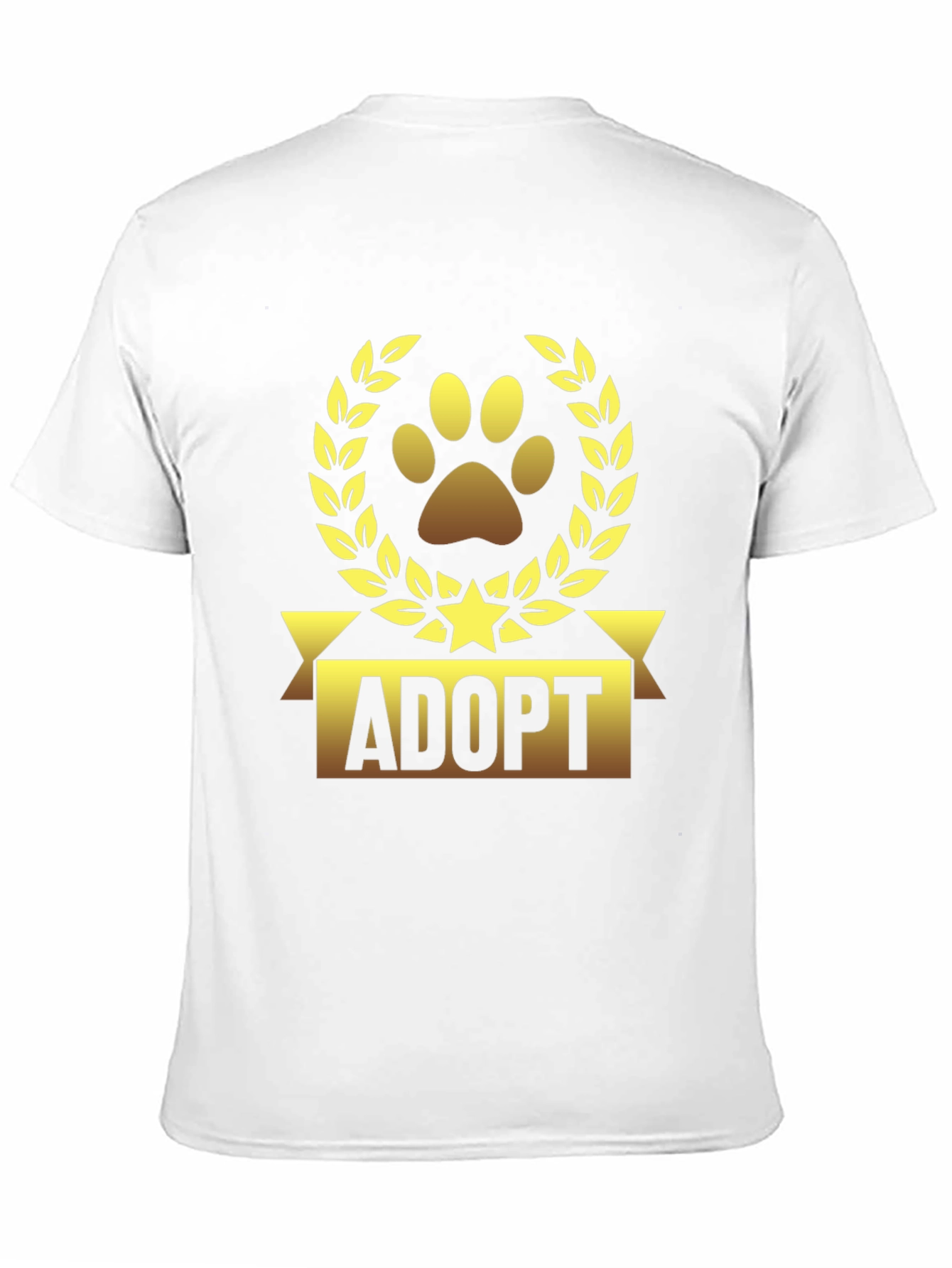 Camiseta Negra Adoptar Mascota