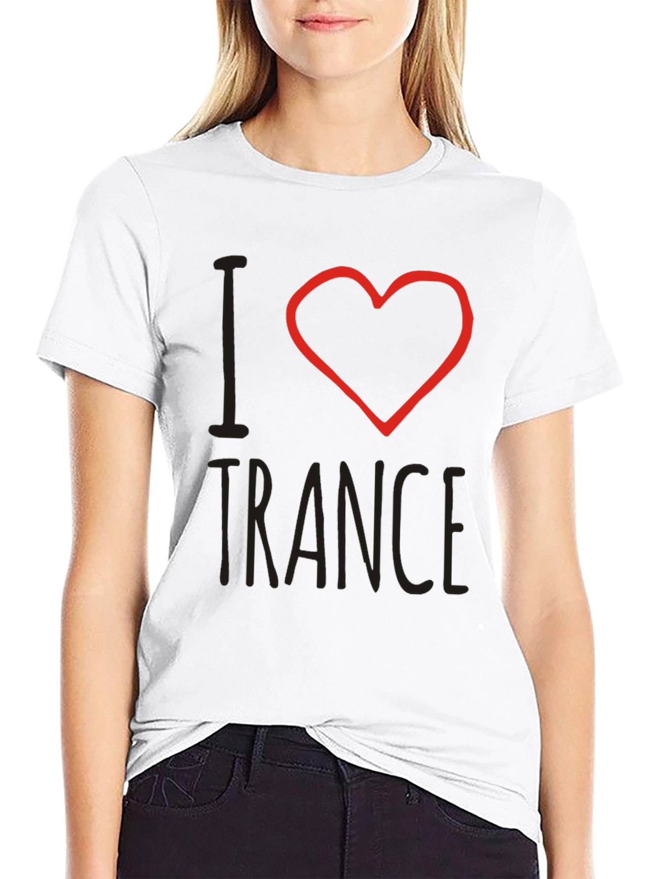 Camiseta Negra I Corazón Trance
