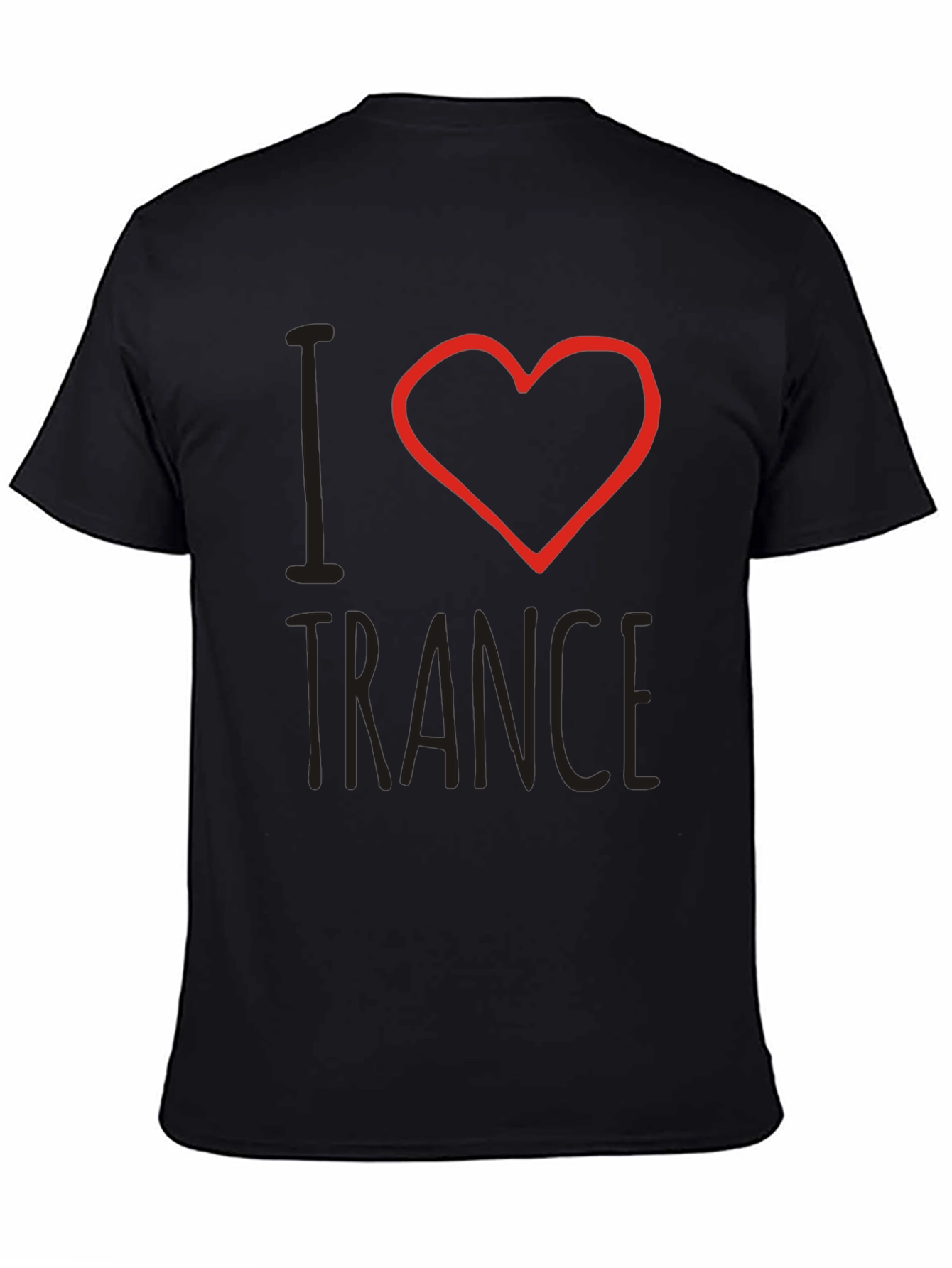 Camiseta Negra I Corazón Trance
