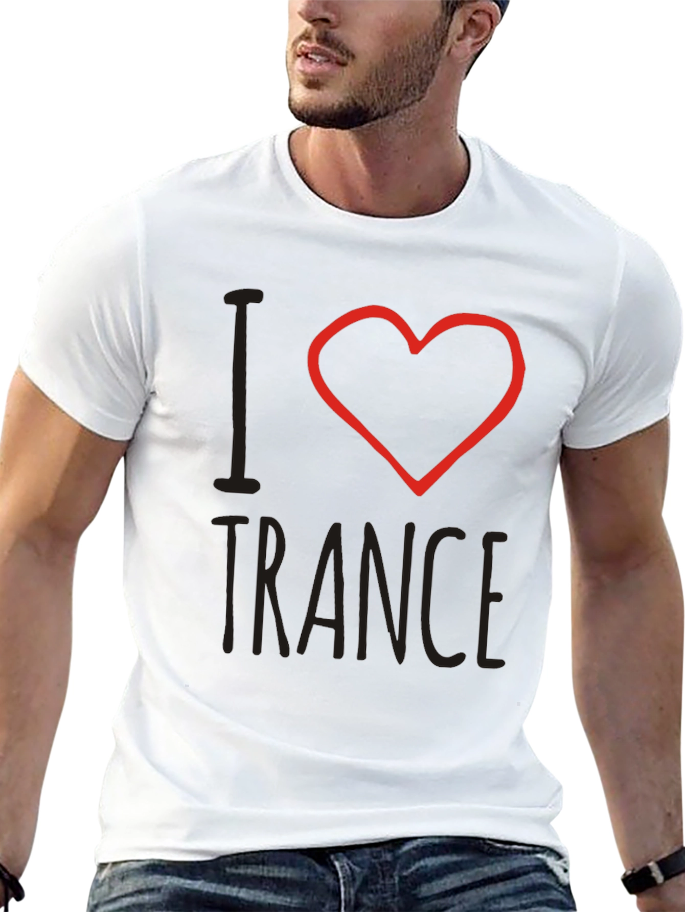 Camiseta Negra I Corazón Trance