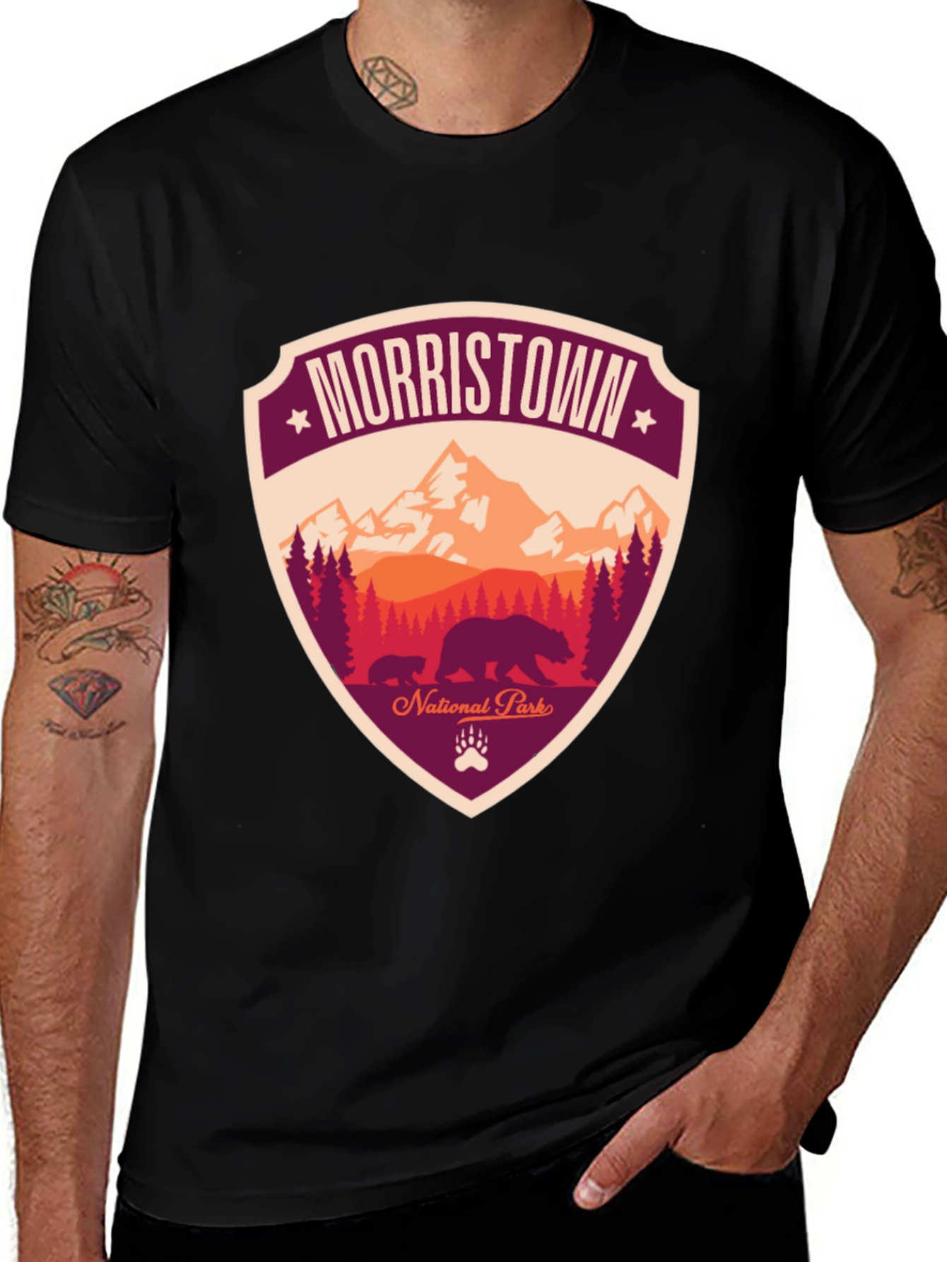 Camiseta Morristown National Park Oso