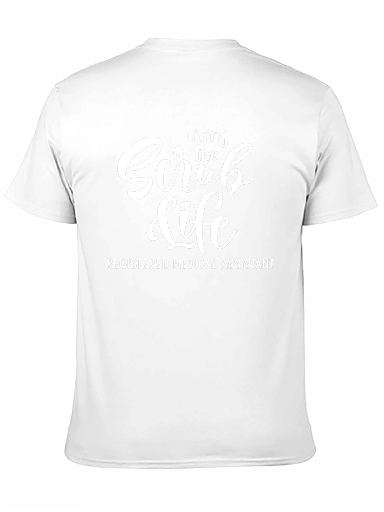 Camiseta Negra: Scrub Life Asistente Médico Registrado