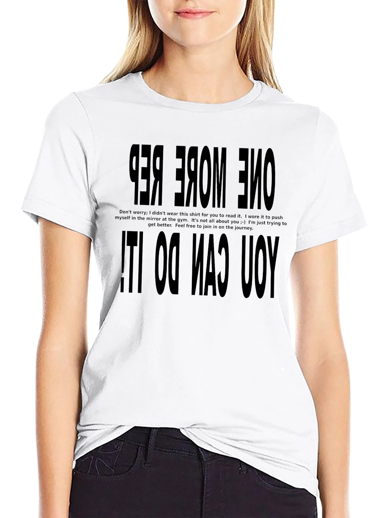 Camiseta Motivacional de Entrenamiento: Una Repetición Más
