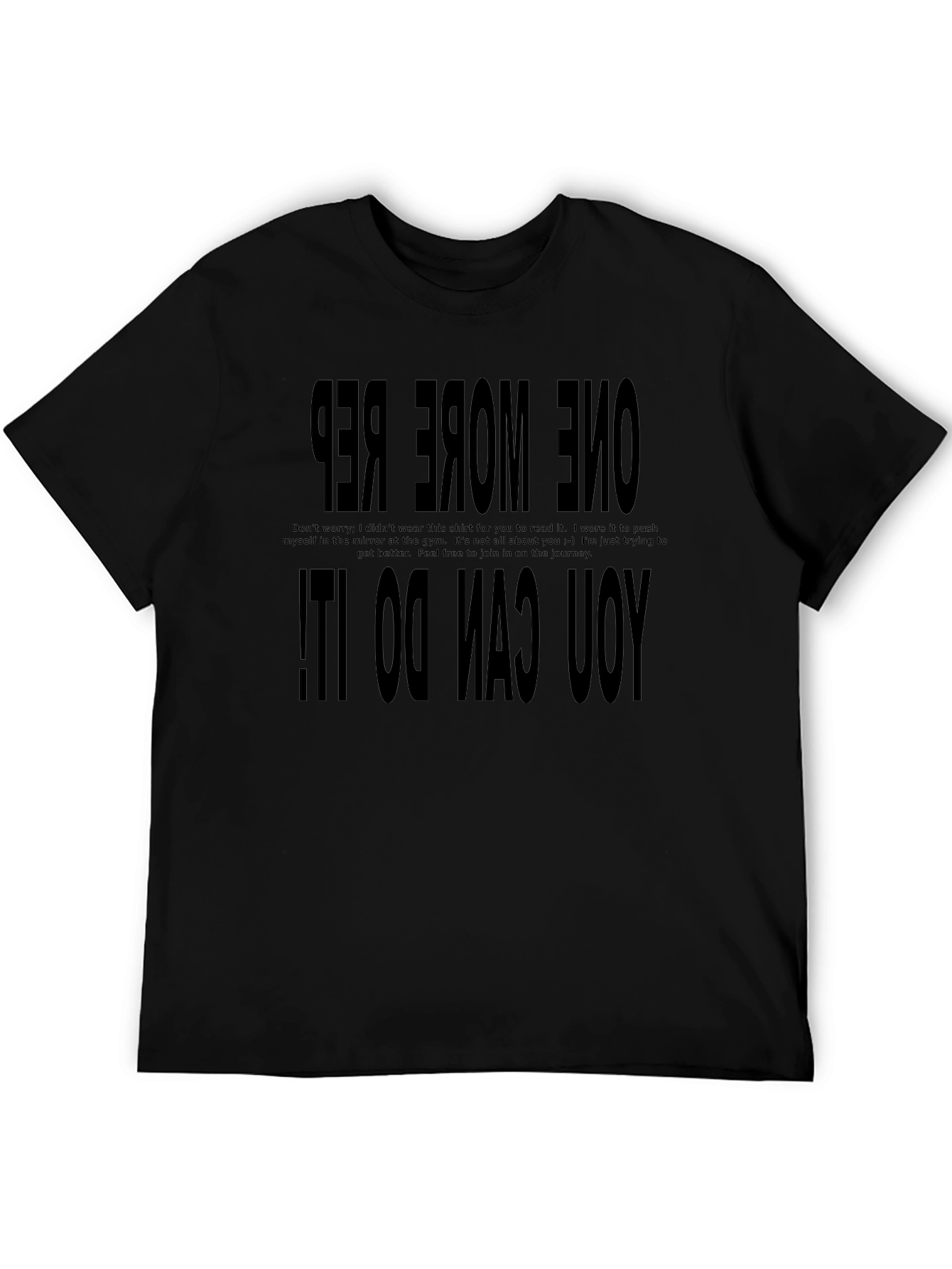 Camiseta Motivacional de Entrenamiento: Una Repetición Más