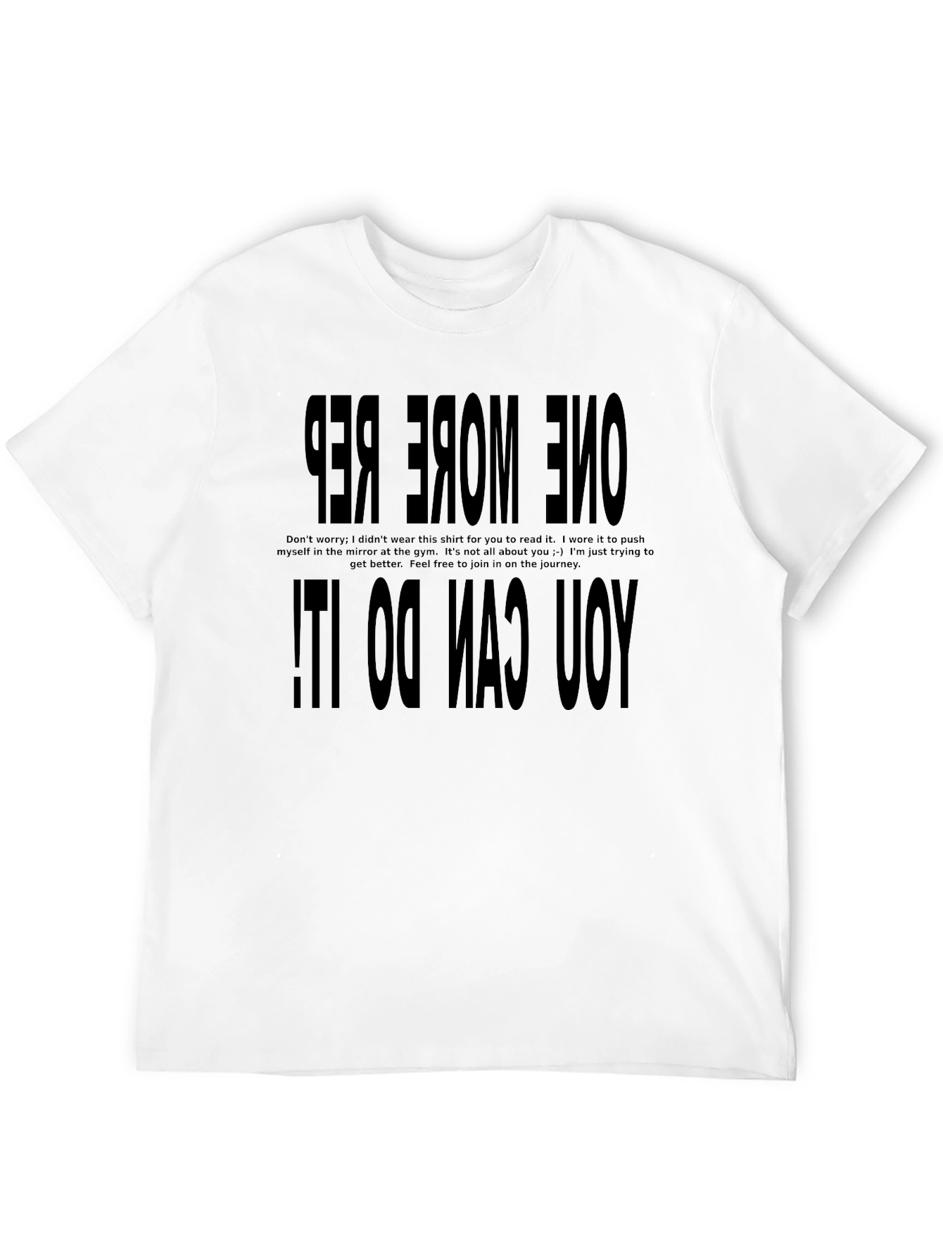 Camiseta Motivacional de Entrenamiento: Una Repetición Más