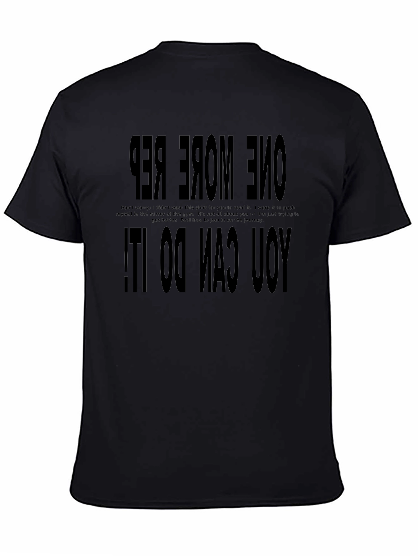 Camiseta Motivacional de Entrenamiento: Una Repetición Más
