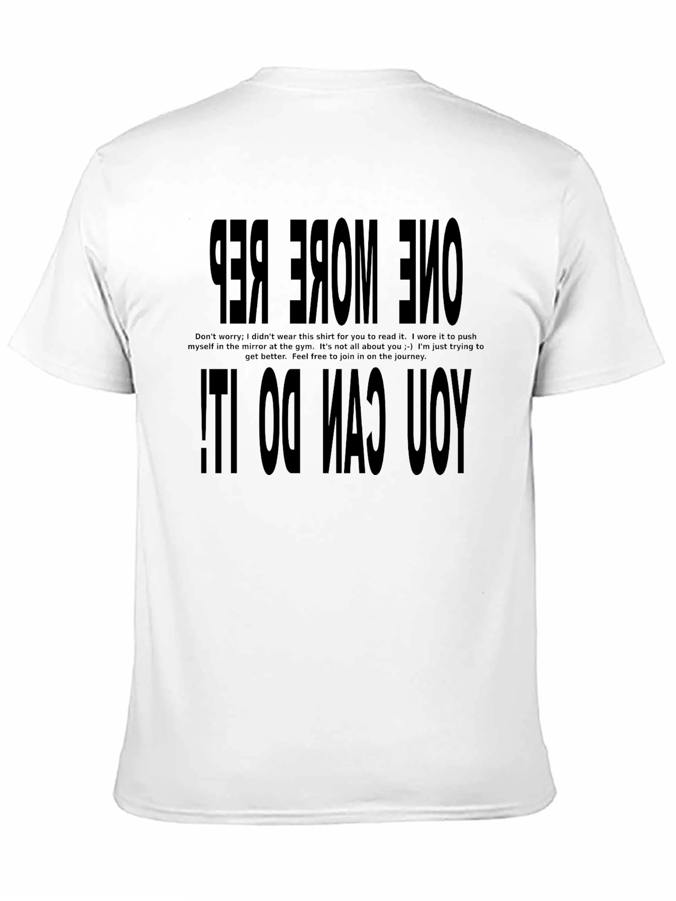 Camiseta Motivacional de Entrenamiento: Una Repetición Más