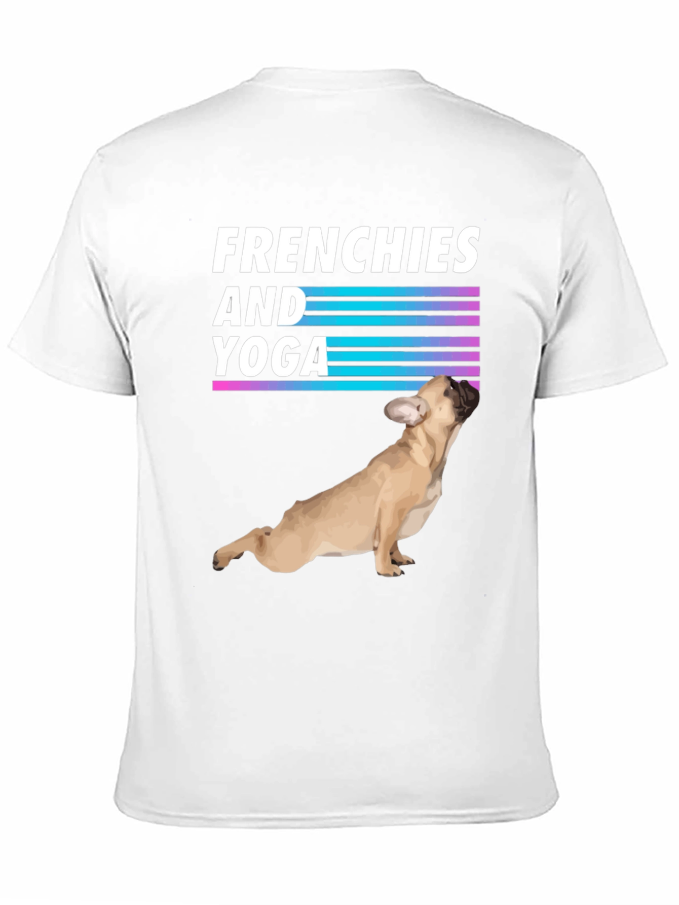 Camiseta Negra Frenchies and Yoga