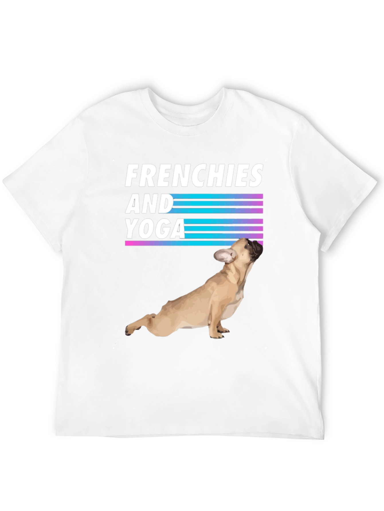Camiseta Negra Frenchies and Yoga
