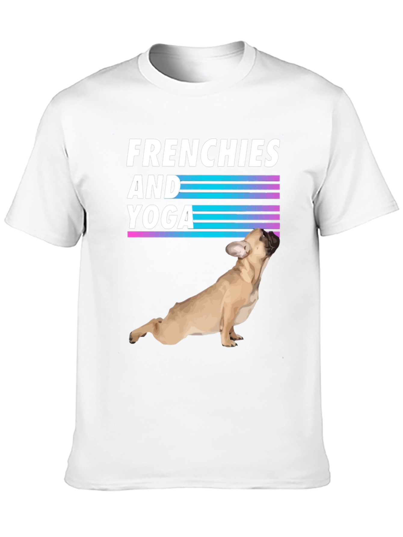 Camiseta Negra Frenchies and Yoga
