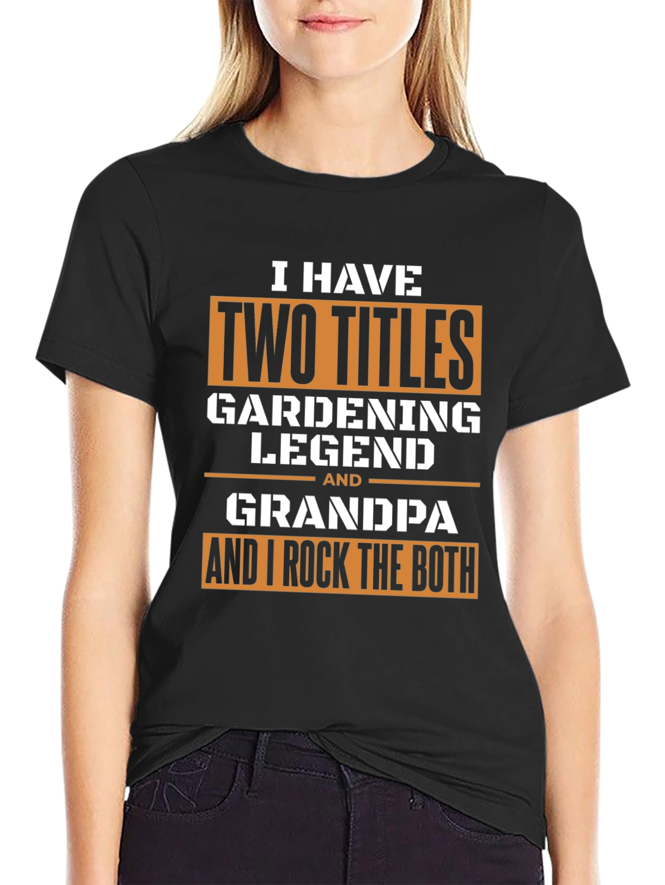 Camiseta Hombre Dos Títulos: Jardinería y Abuelo