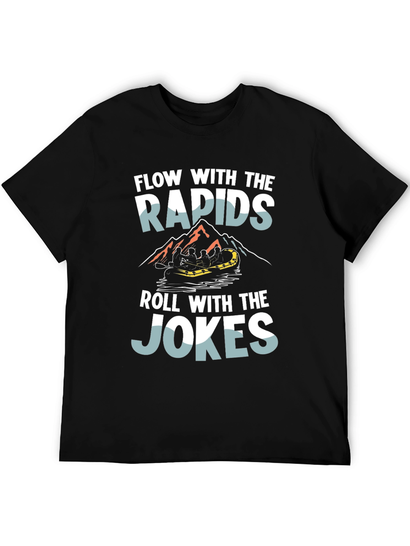 Camiseta Negra: Rápidos y Chistes