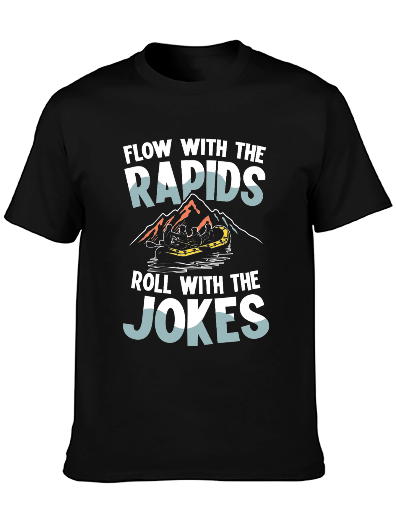 Camiseta Negra: Rápidos y Chistes