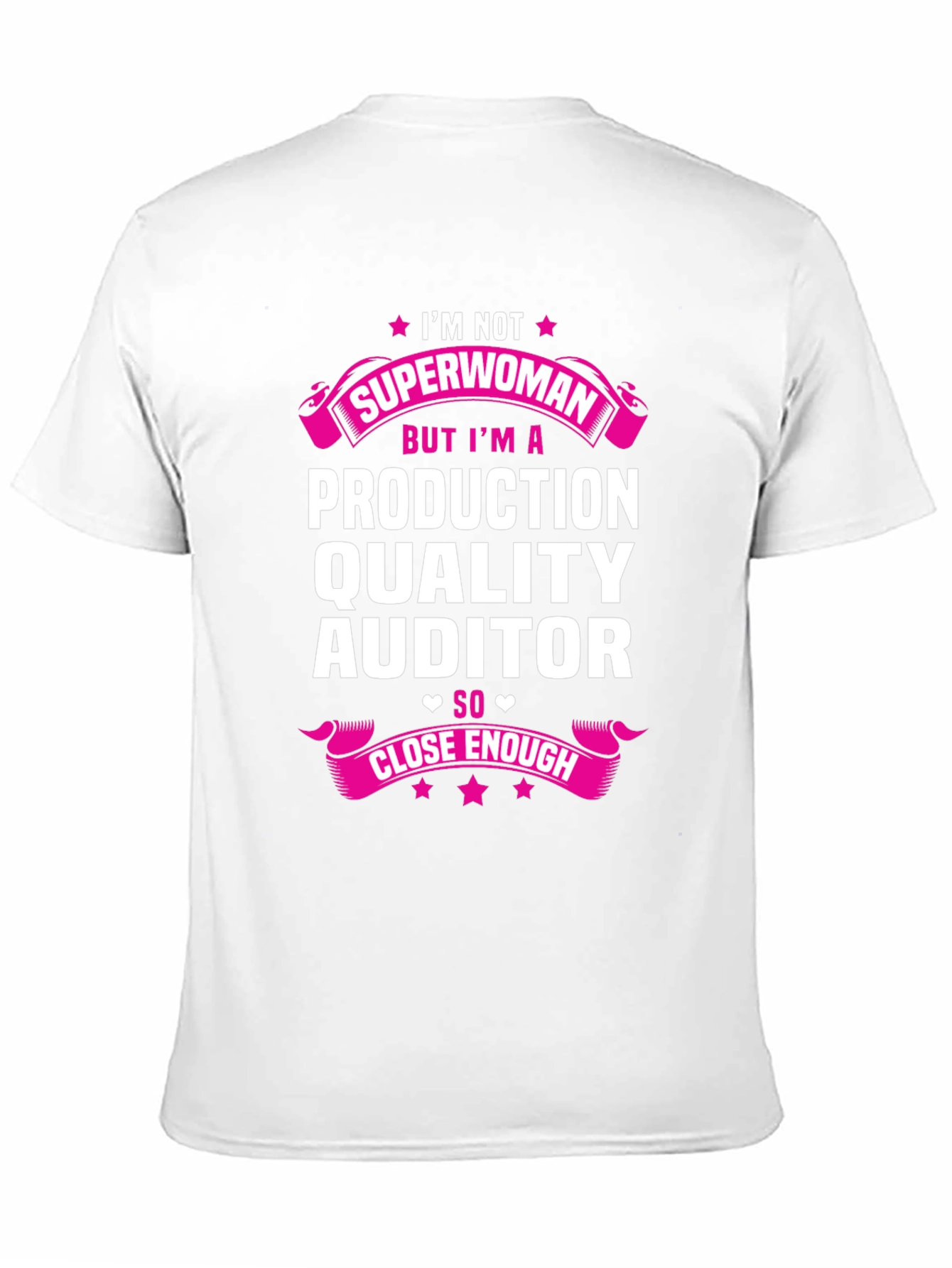 Camiseta Negra: Auditora de Calidad de Producción