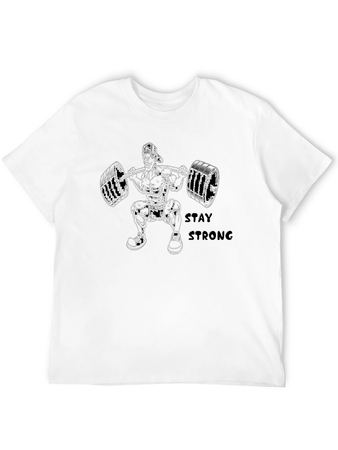Camiseta Negra Stay Strong