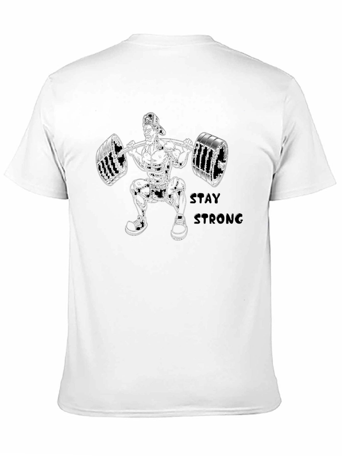 Camiseta Negra Stay Strong