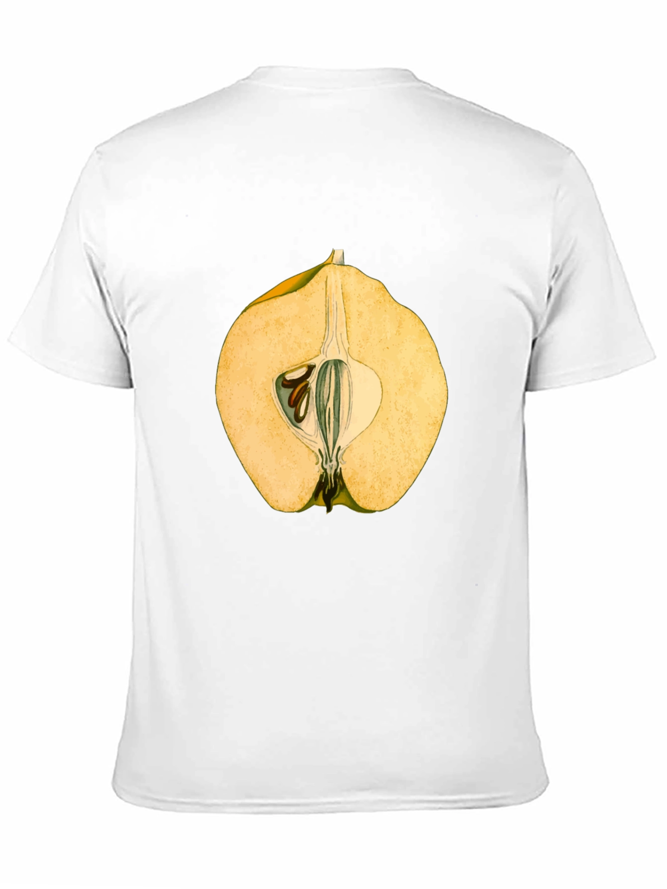 Camiseta Negra con Diseño de Fruta Exótica